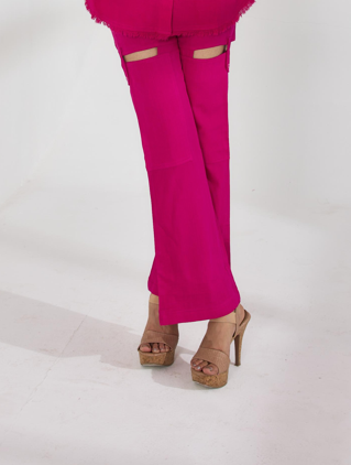 Pink Straight Pant