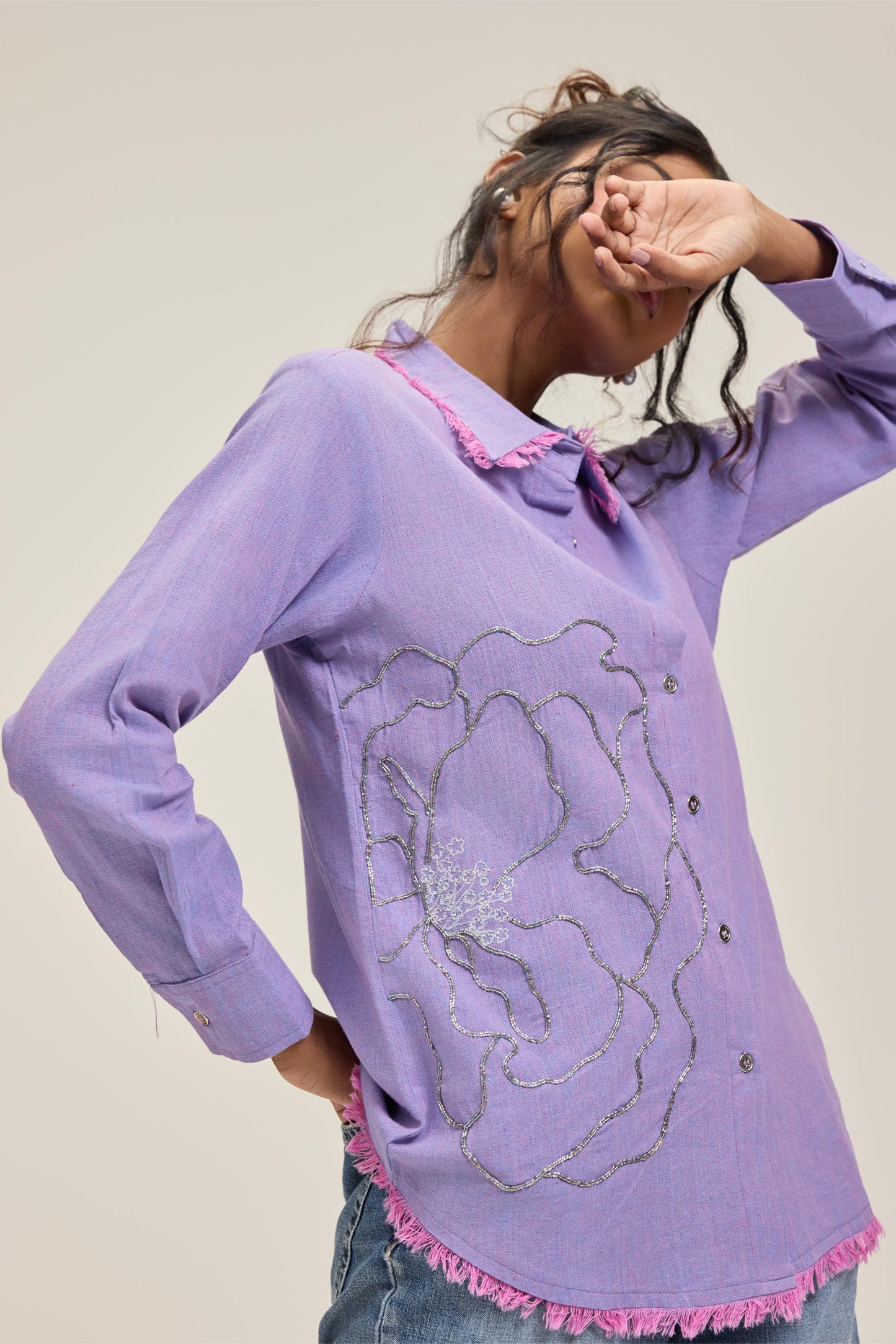 Lavender Flower Power Shirt