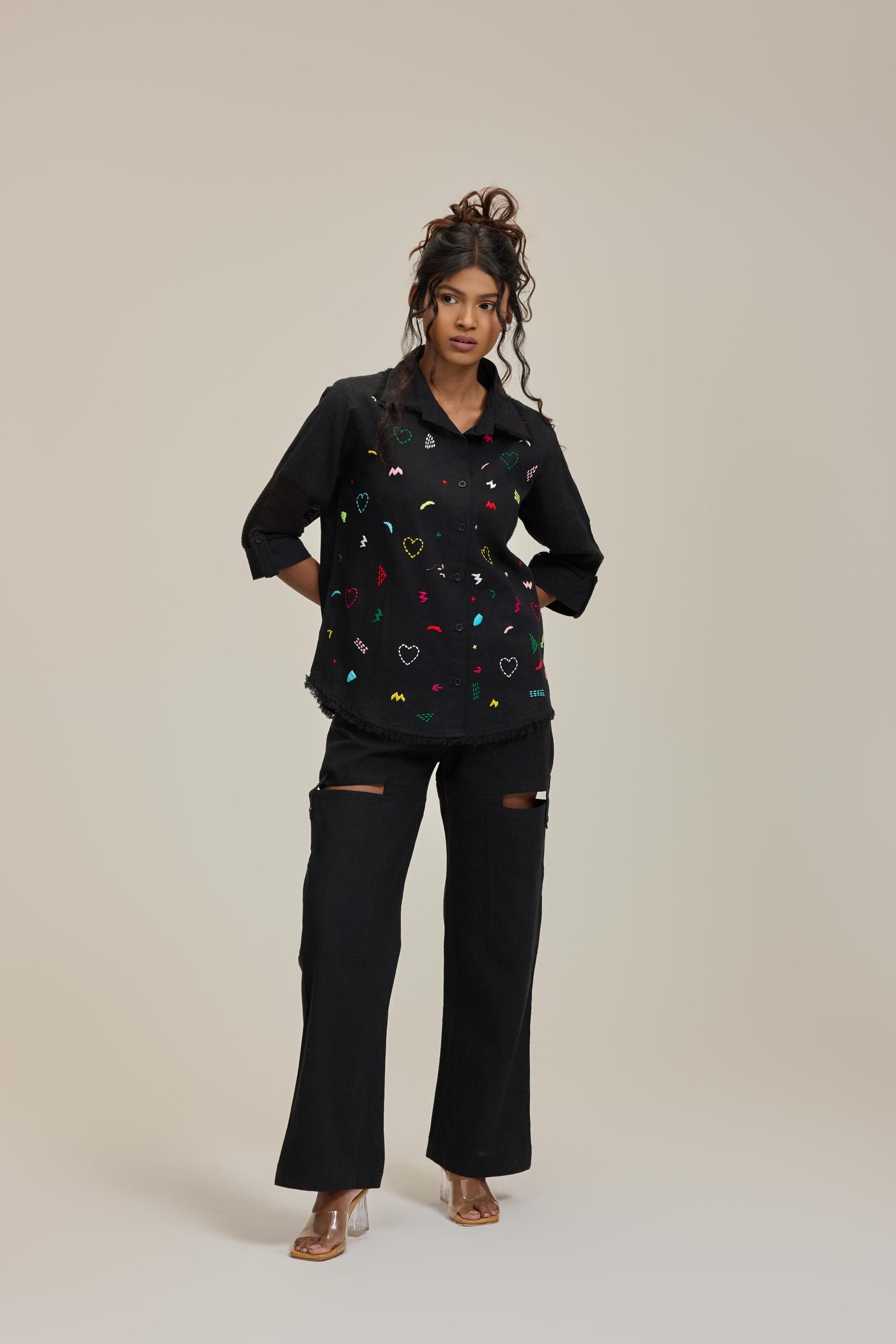 Black Doodle Shirt