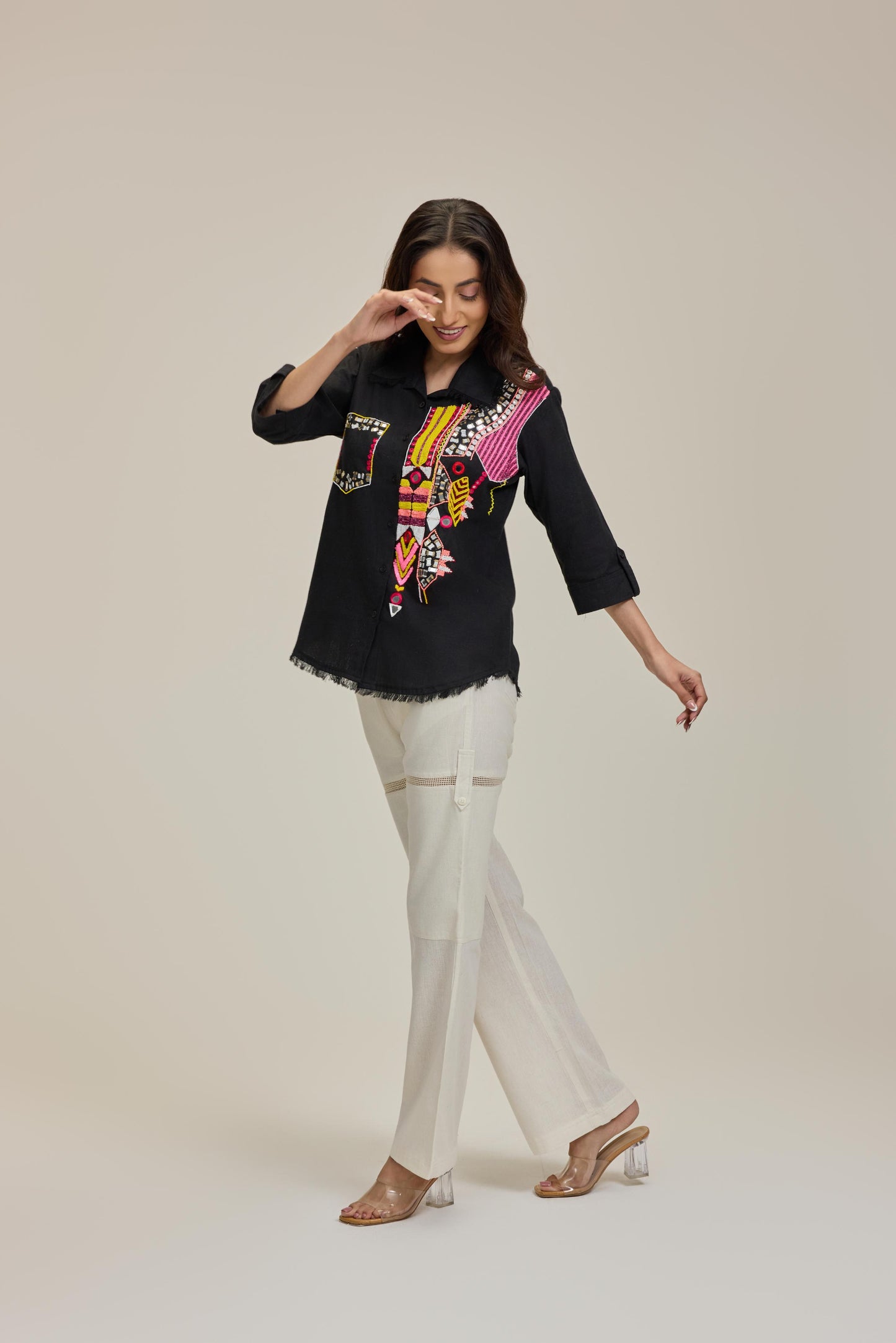 Black Aaina Shirt