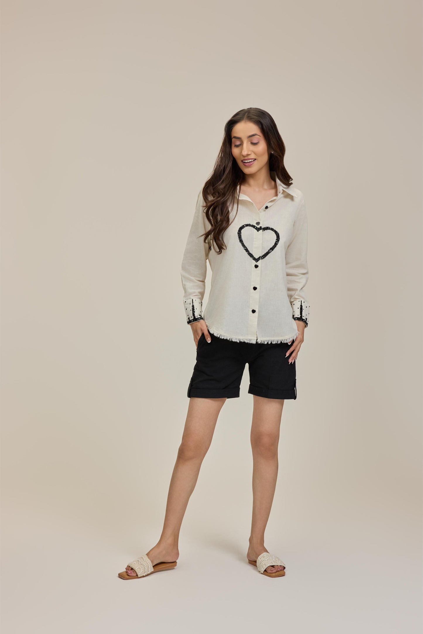 Ciara Black Heart Shirt