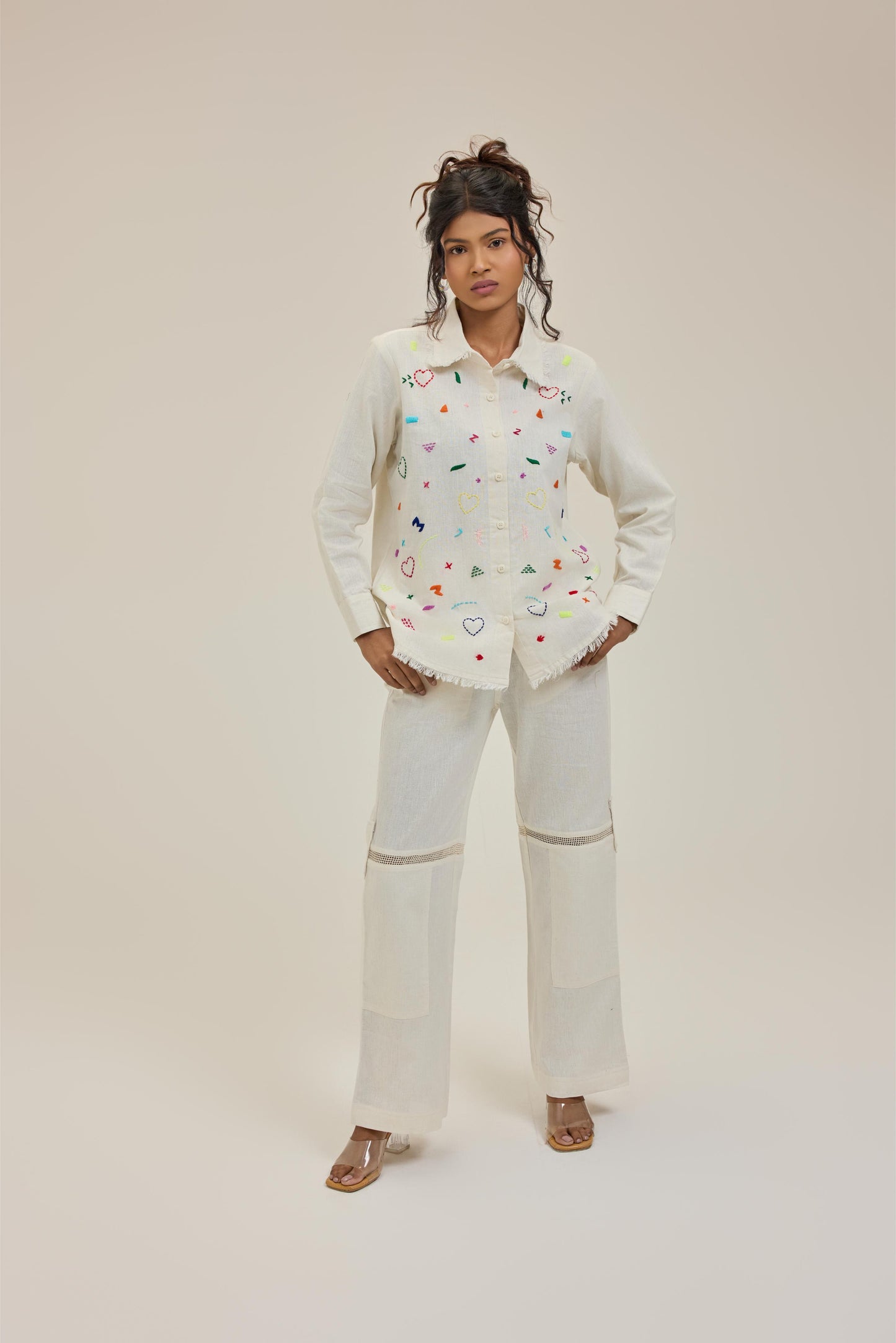 White Doodle Shirt