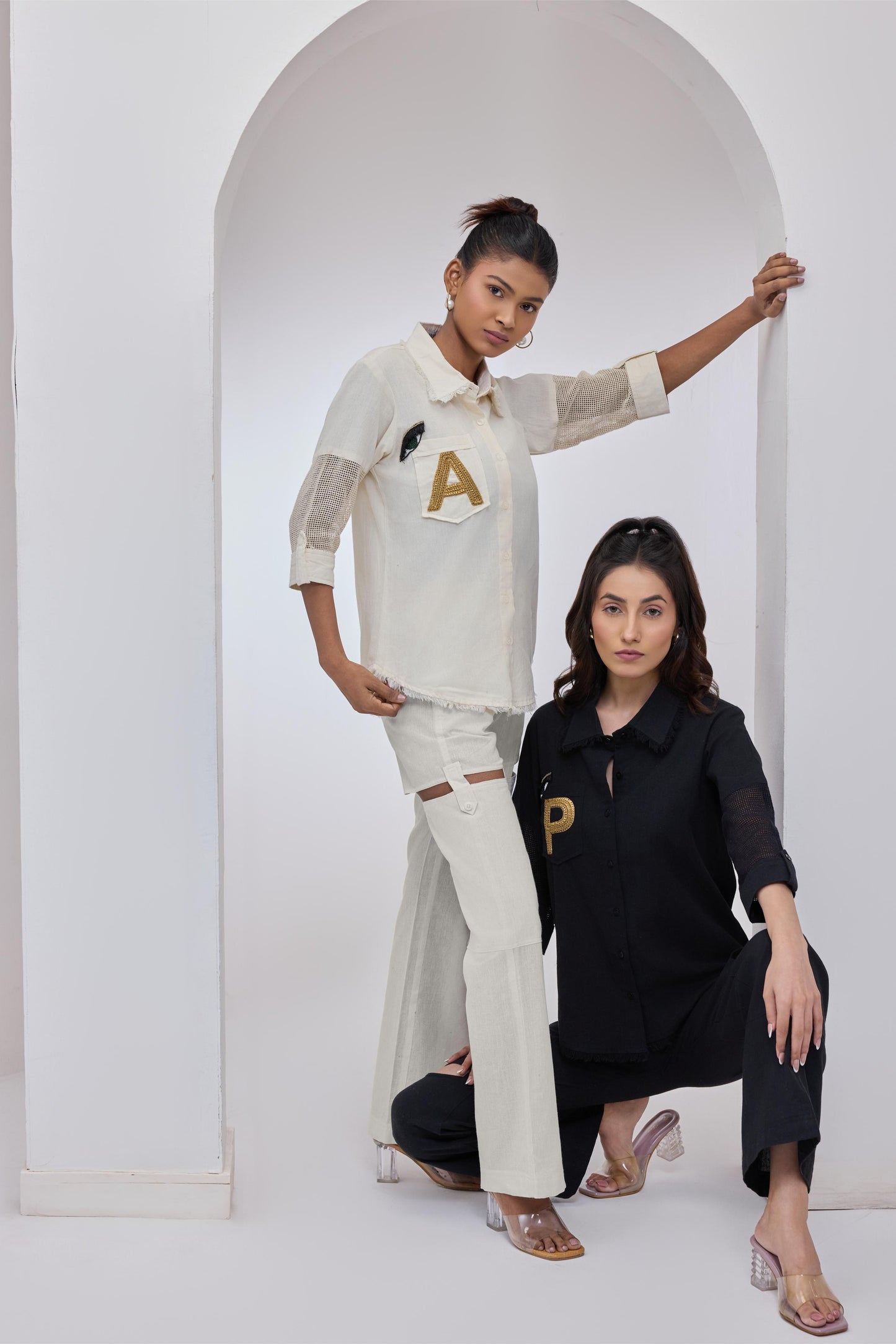 Ivory Initial Shirt
