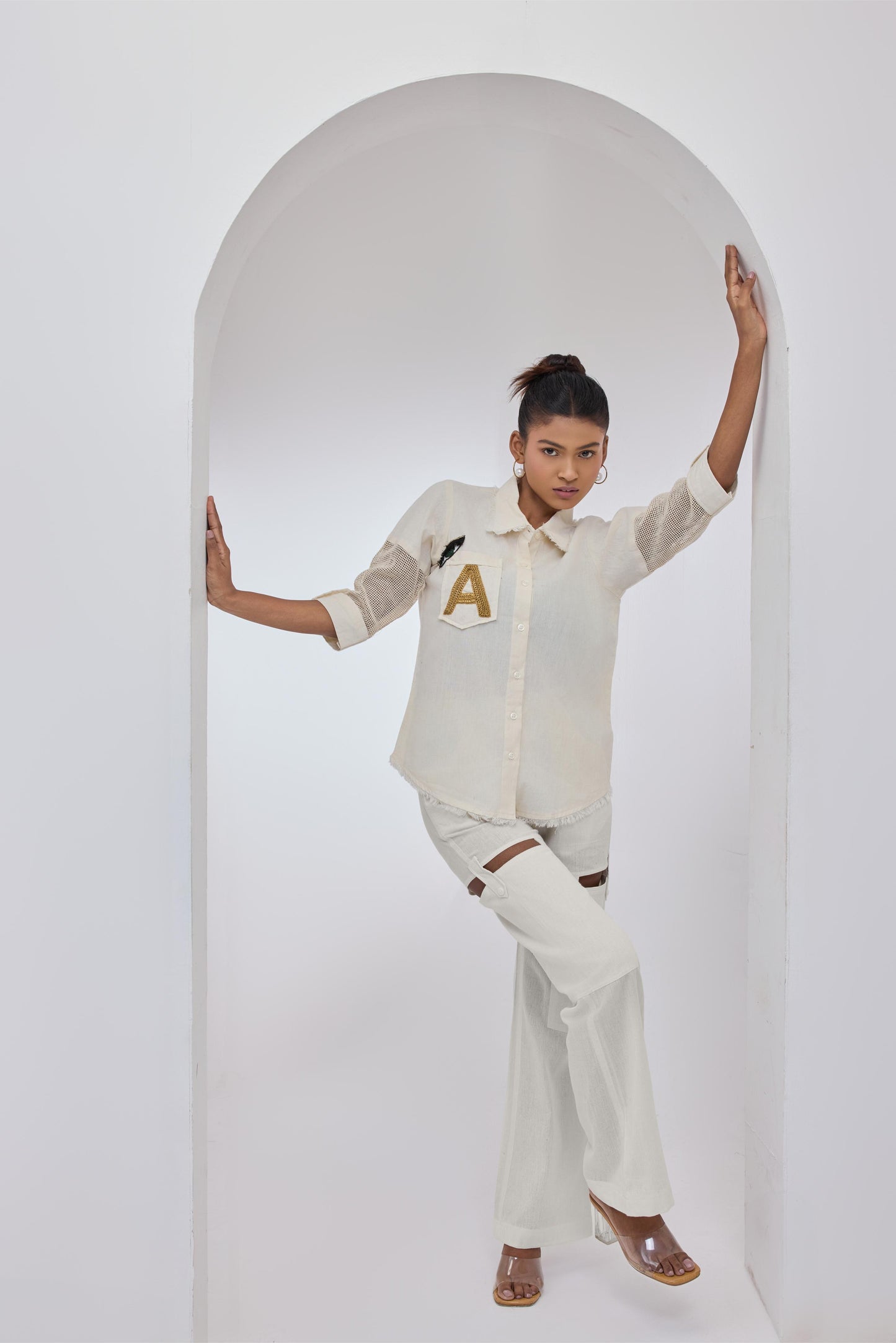Ivory Initial Shirt