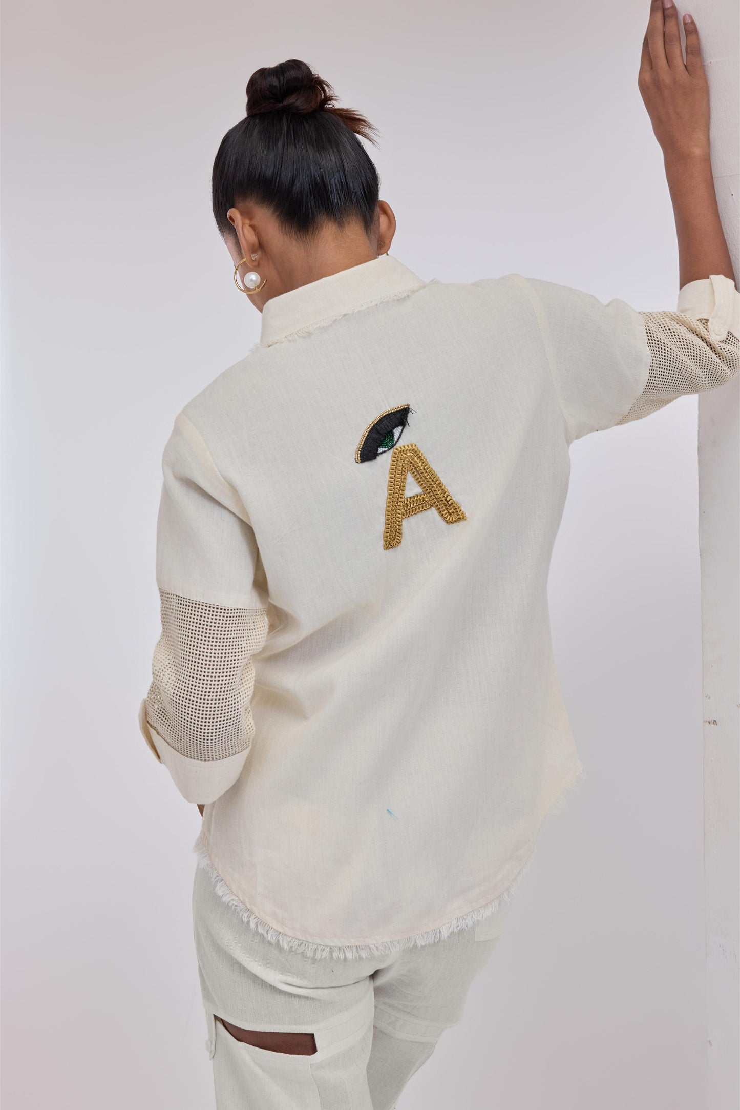 Ivory Initial Shirt