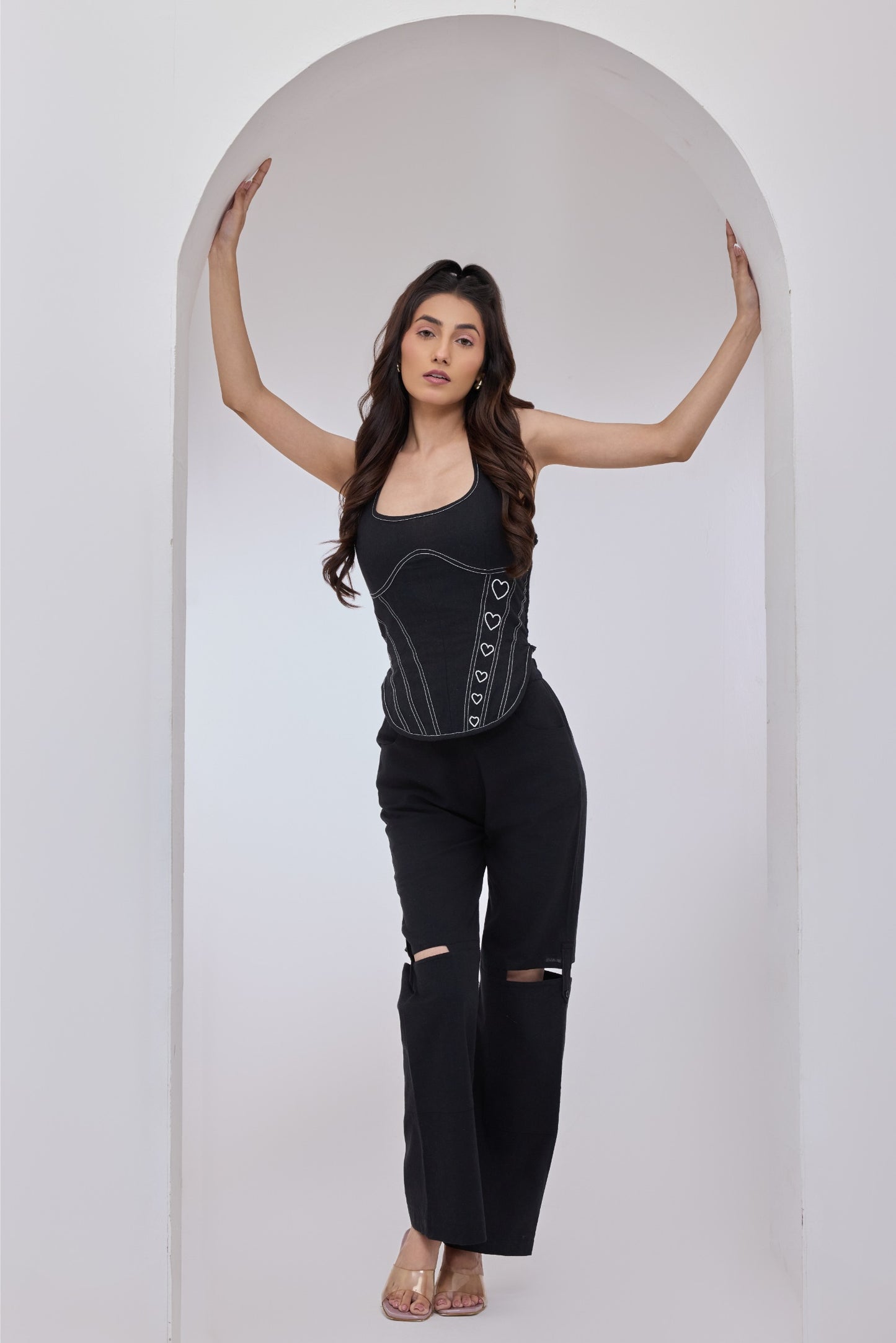 Zara Black Bustier