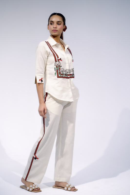 The Scarlet Bloom Pant