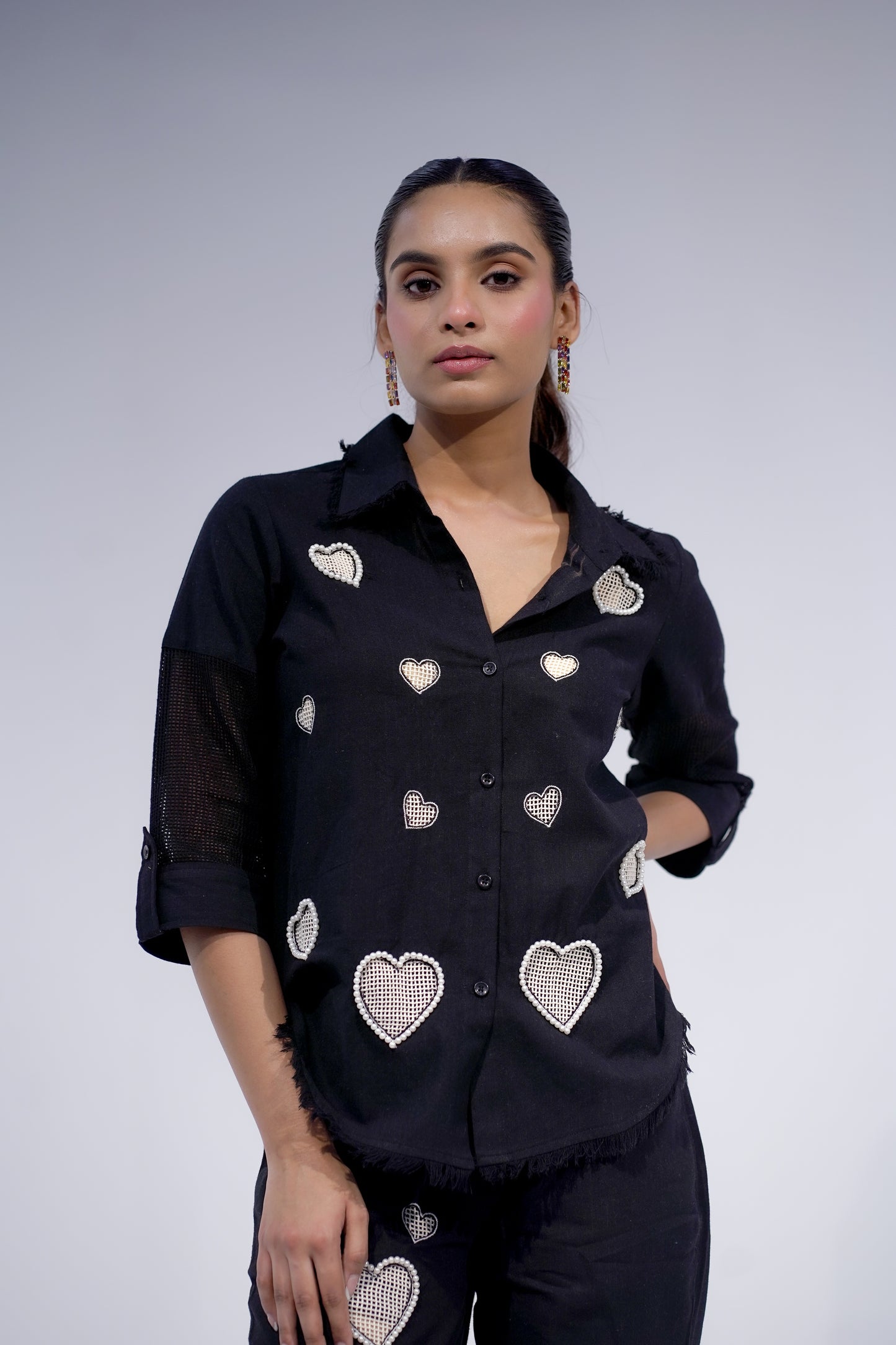 Black All Hearts Shirt