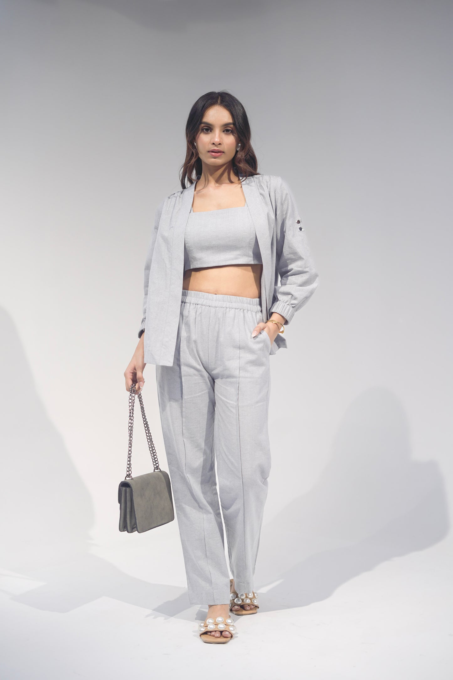 Grey Ella Bustier