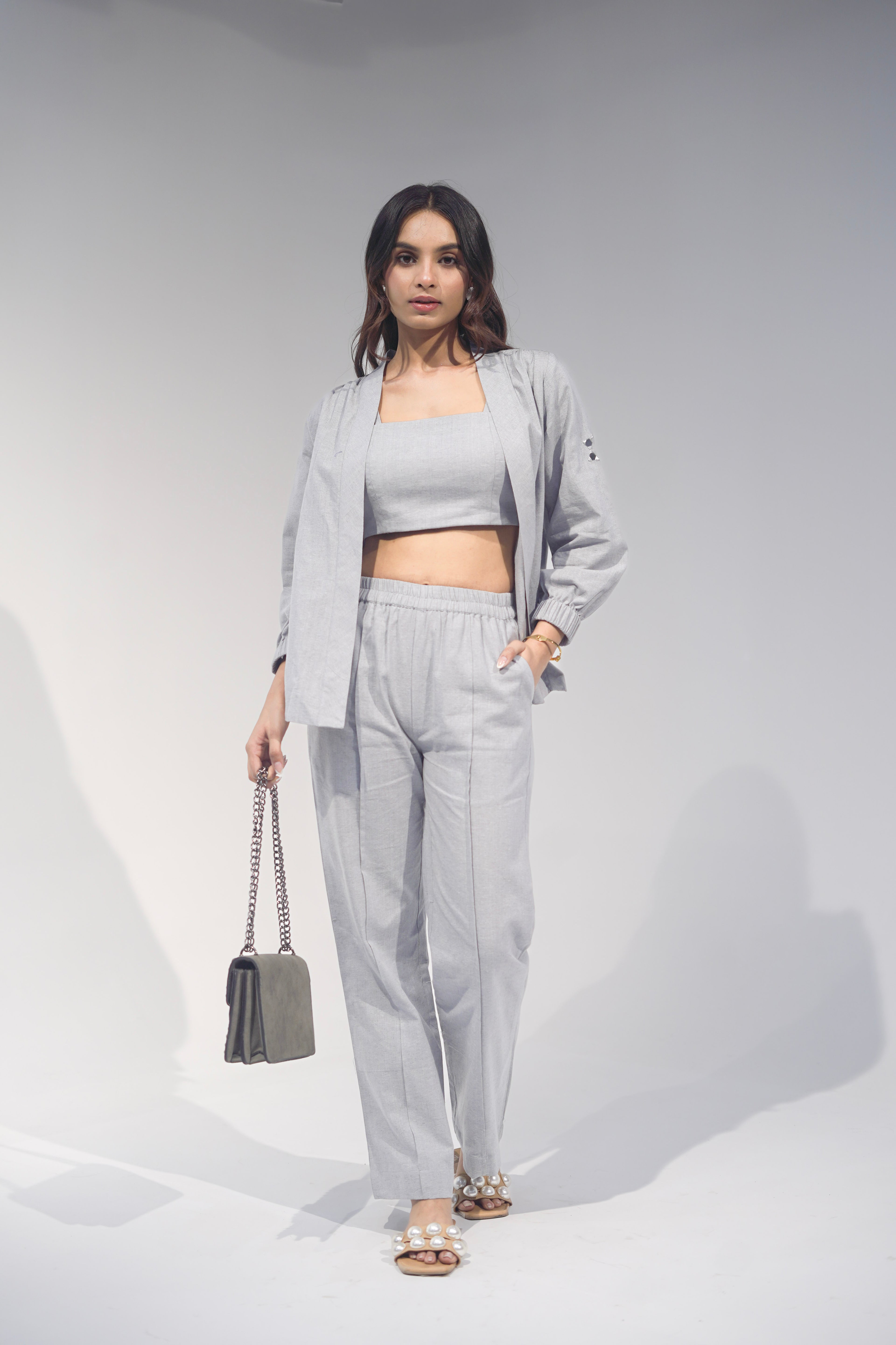 Grey Ella Bustier