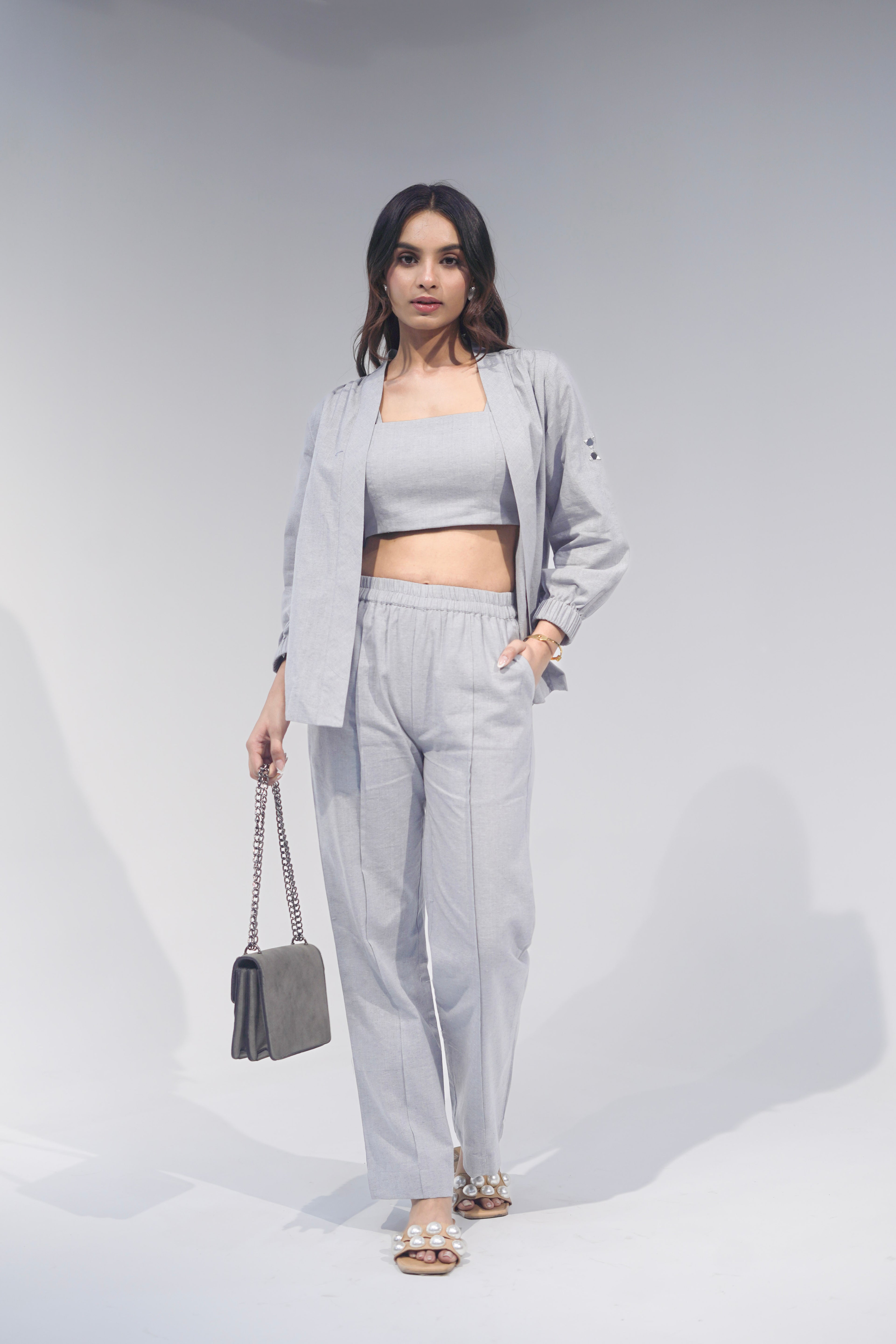 Grey Ella Bustier