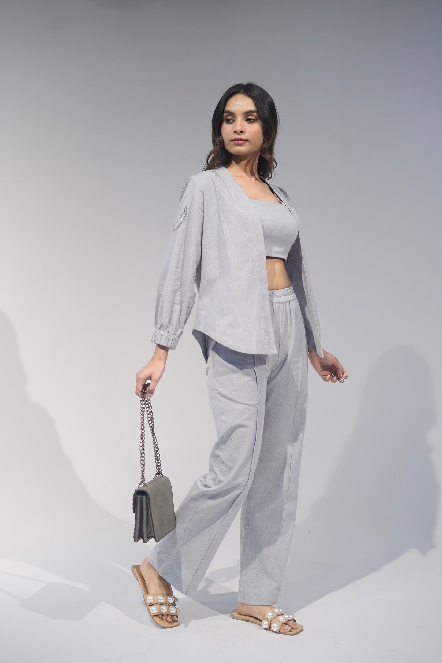 Straight Grey Pant