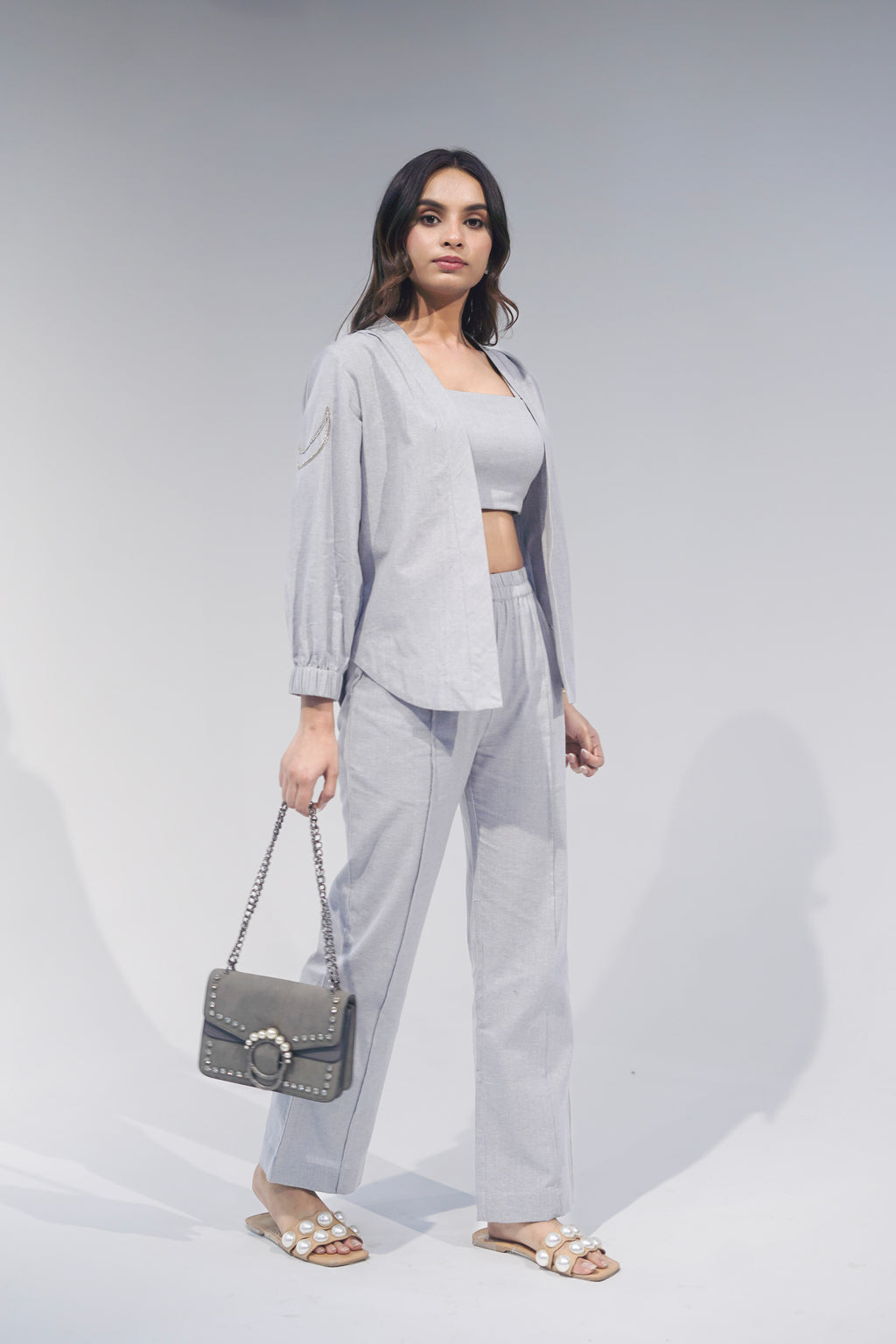 Straight Grey Pant