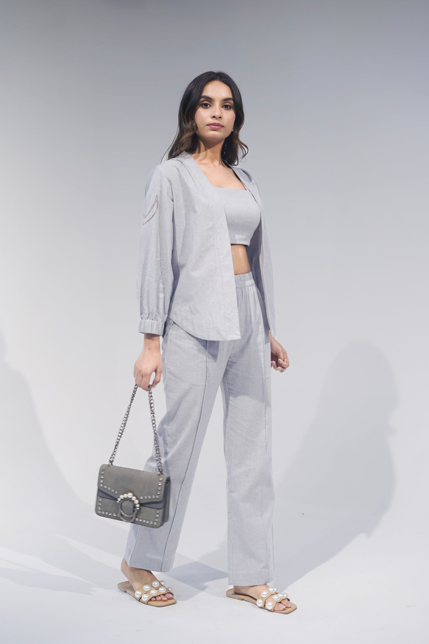 Straight Grey Pant
