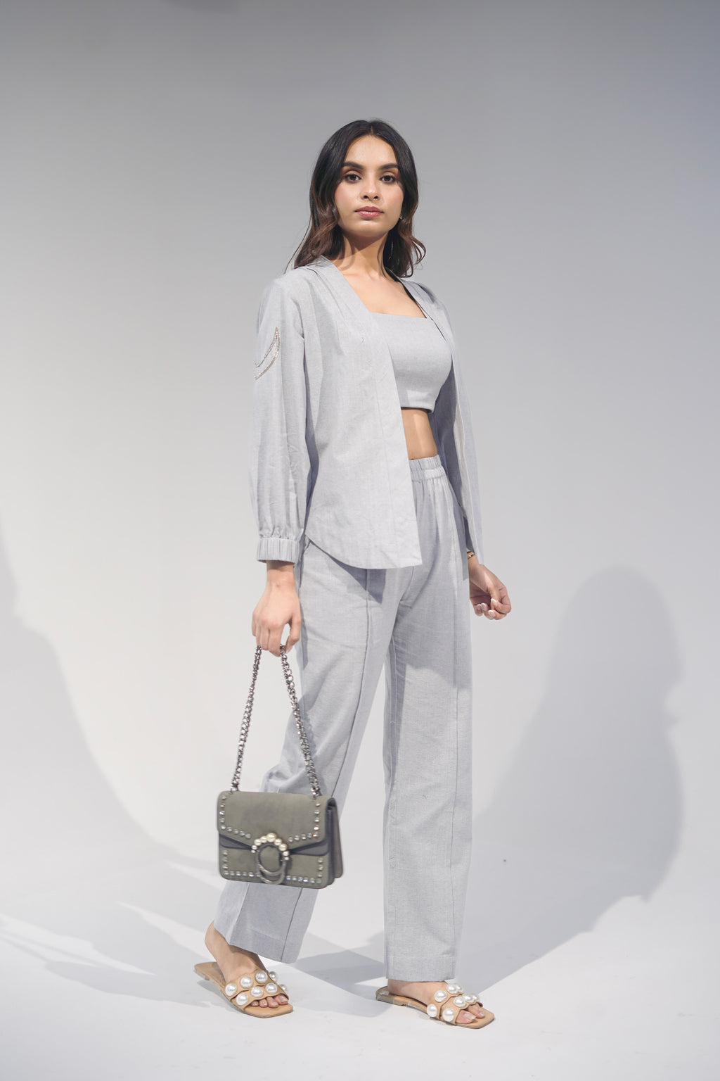 Straight Grey Pant