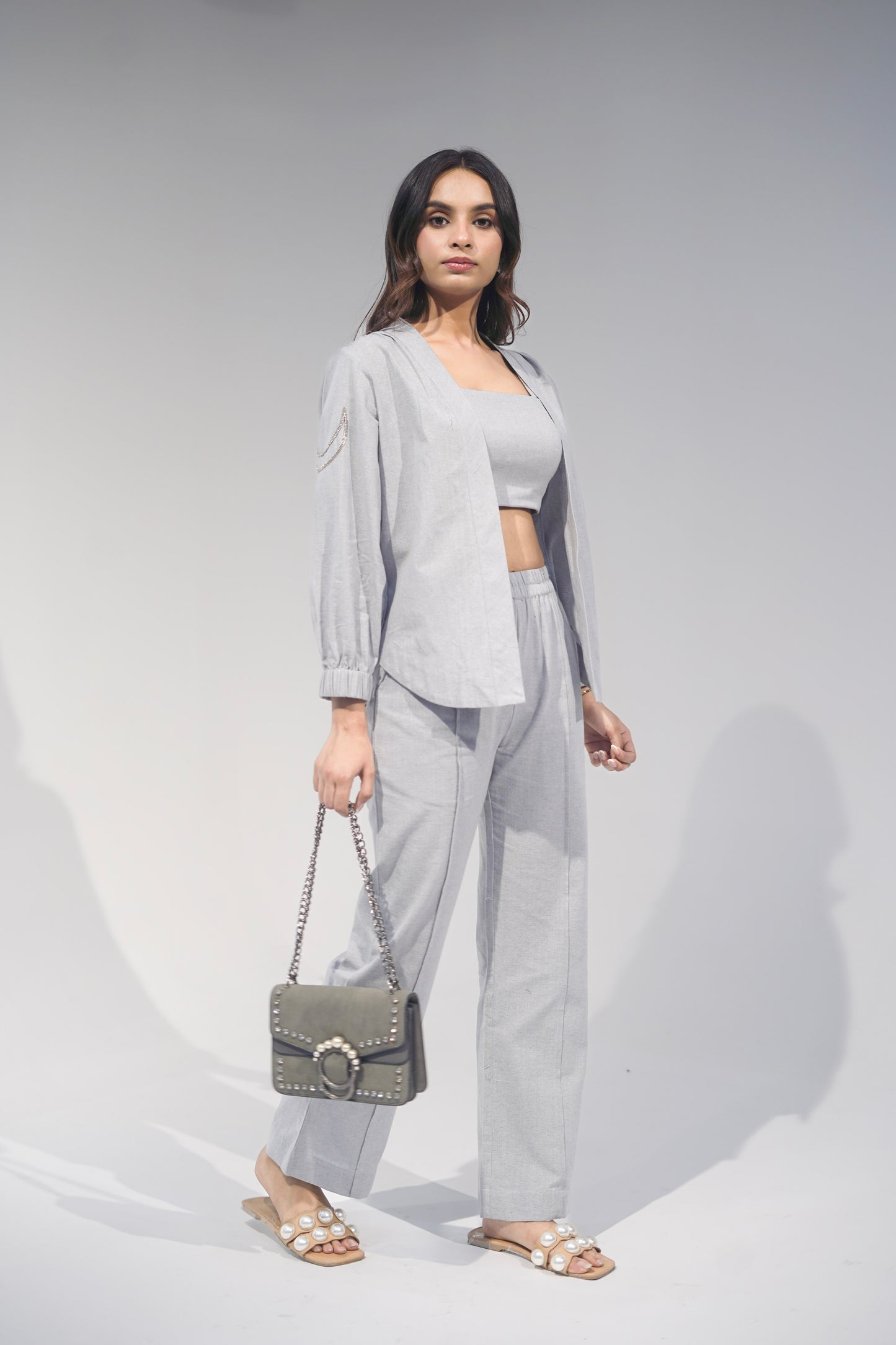 Straight Grey Pant