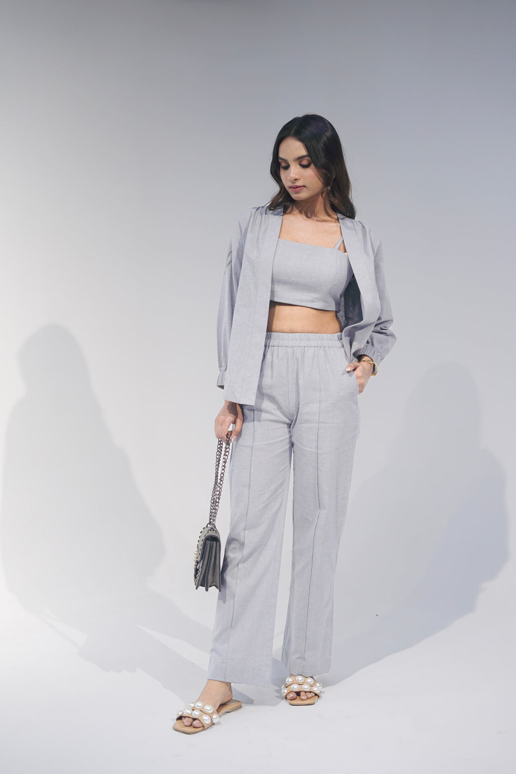 Straight Grey Pant