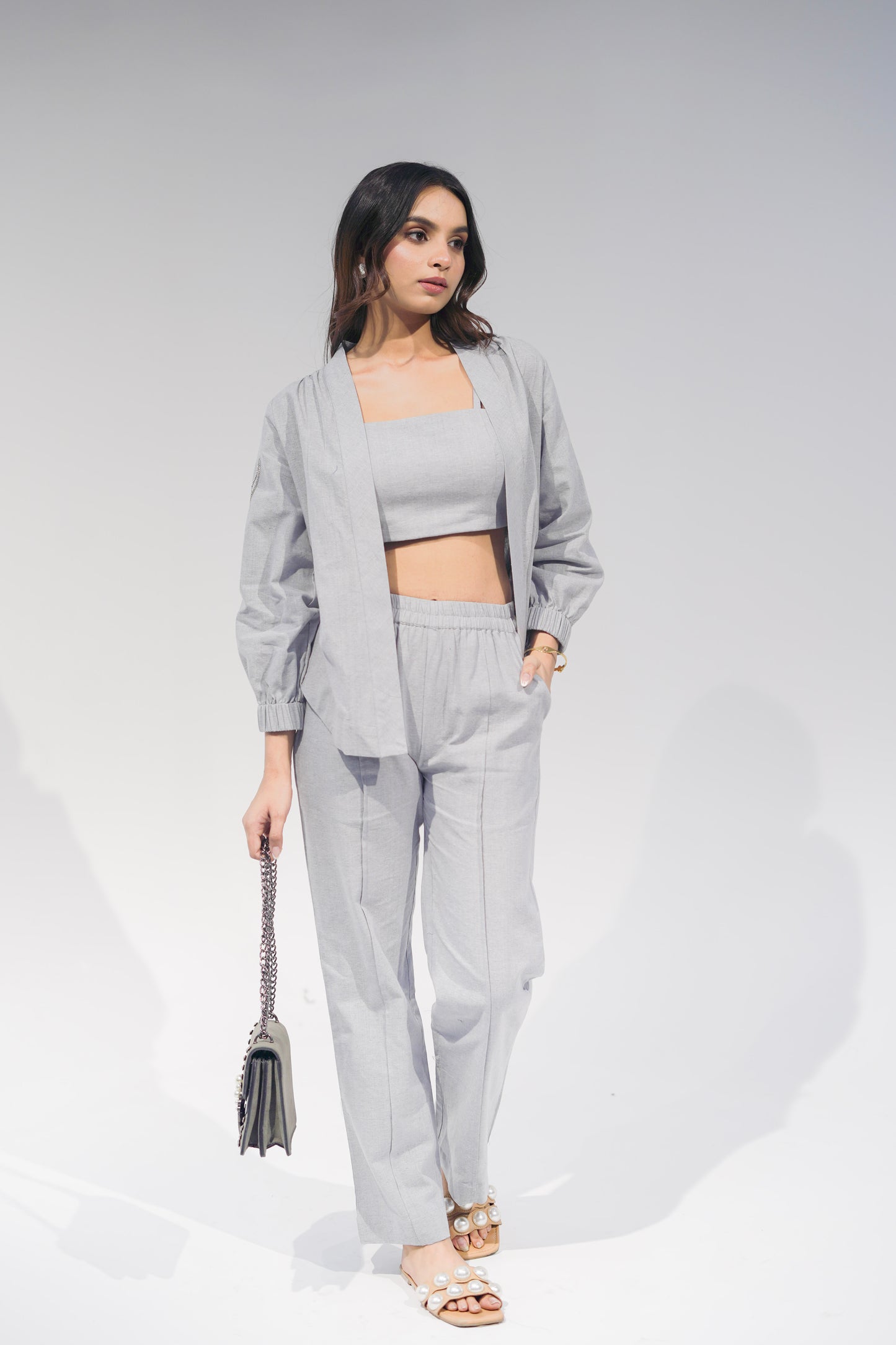 Straight Grey Pant