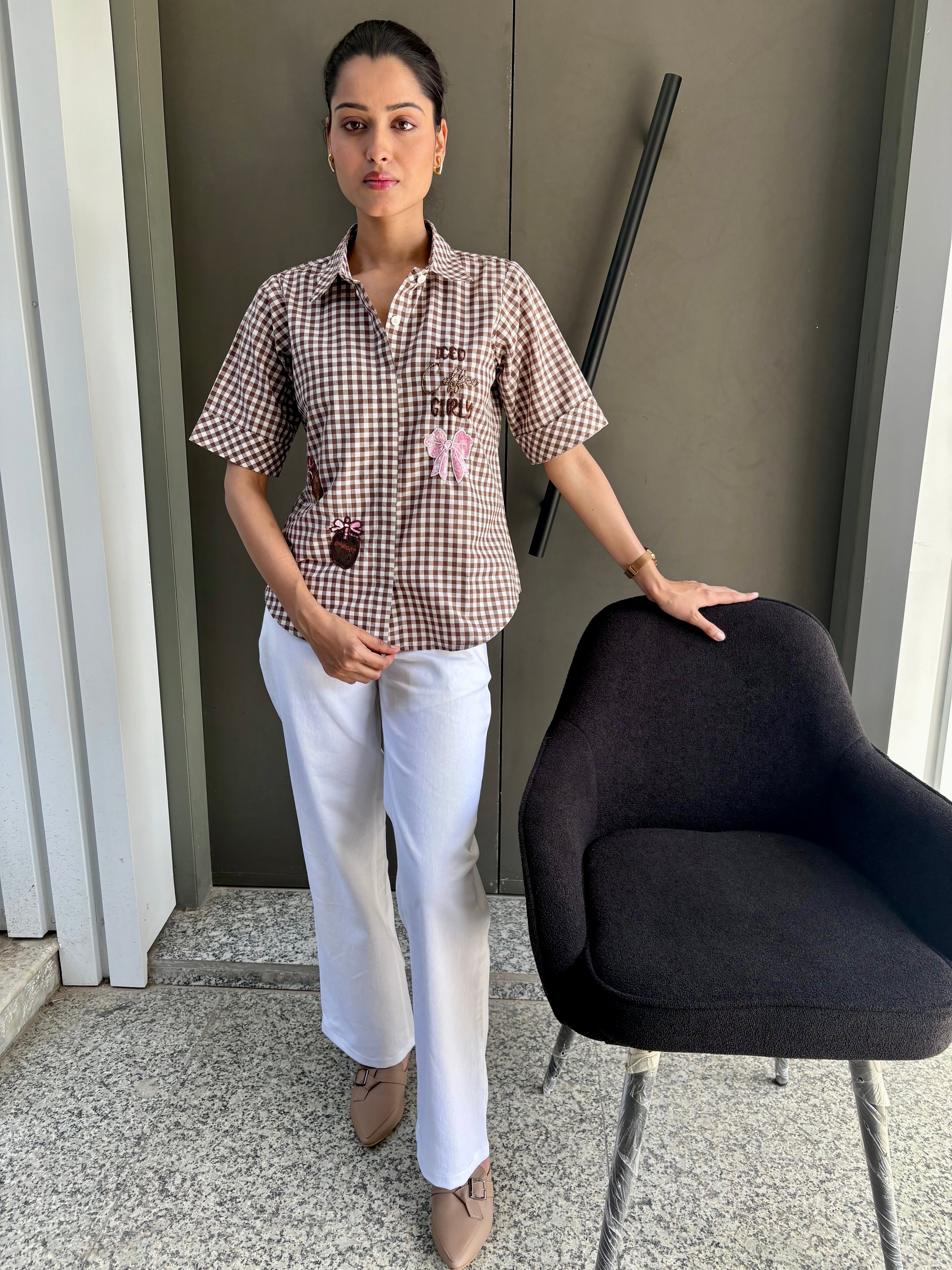 The Iced Coffee Girly Shirt