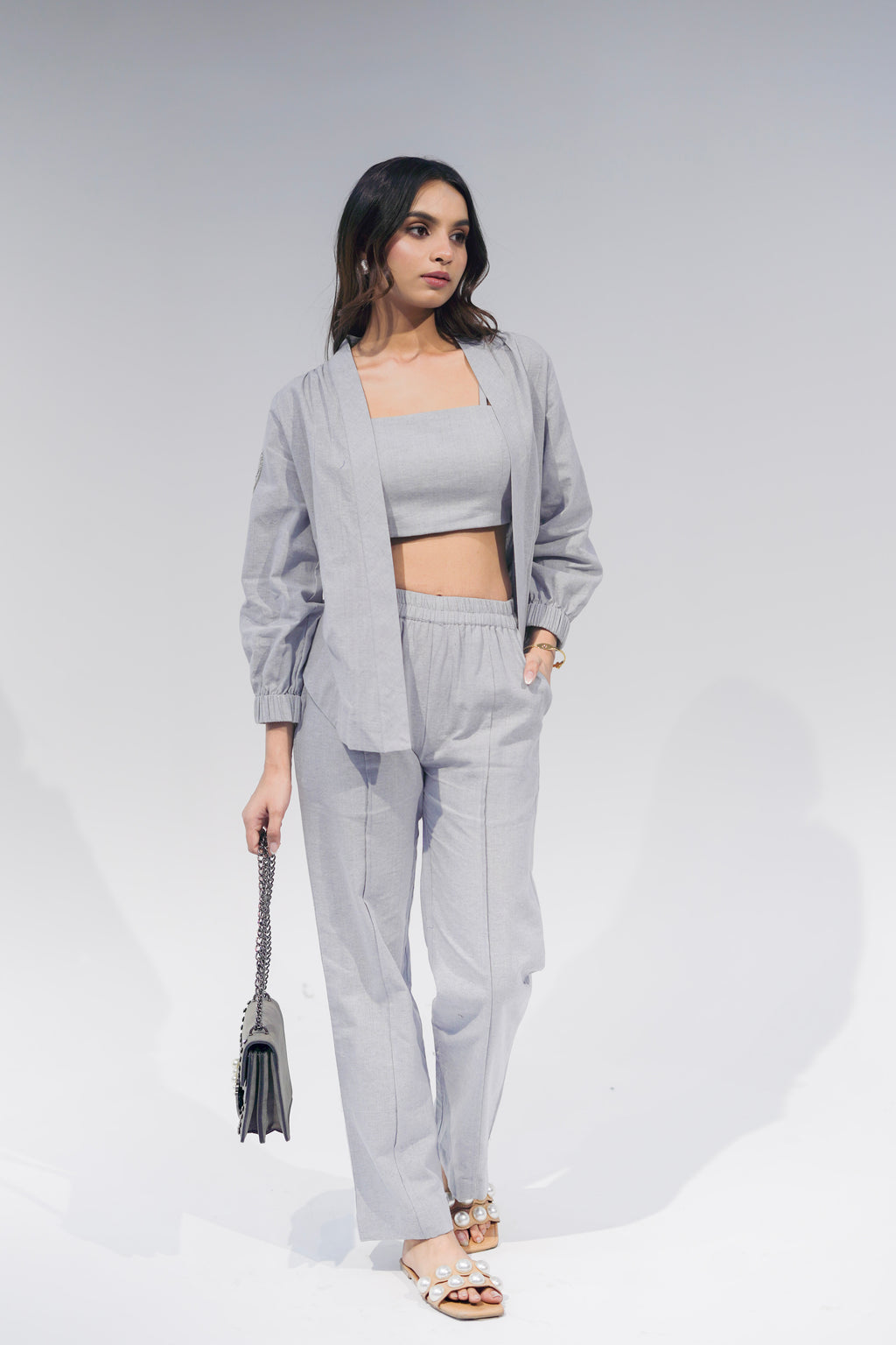 Straight Grey Pant