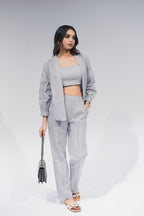 Straight Grey Pant