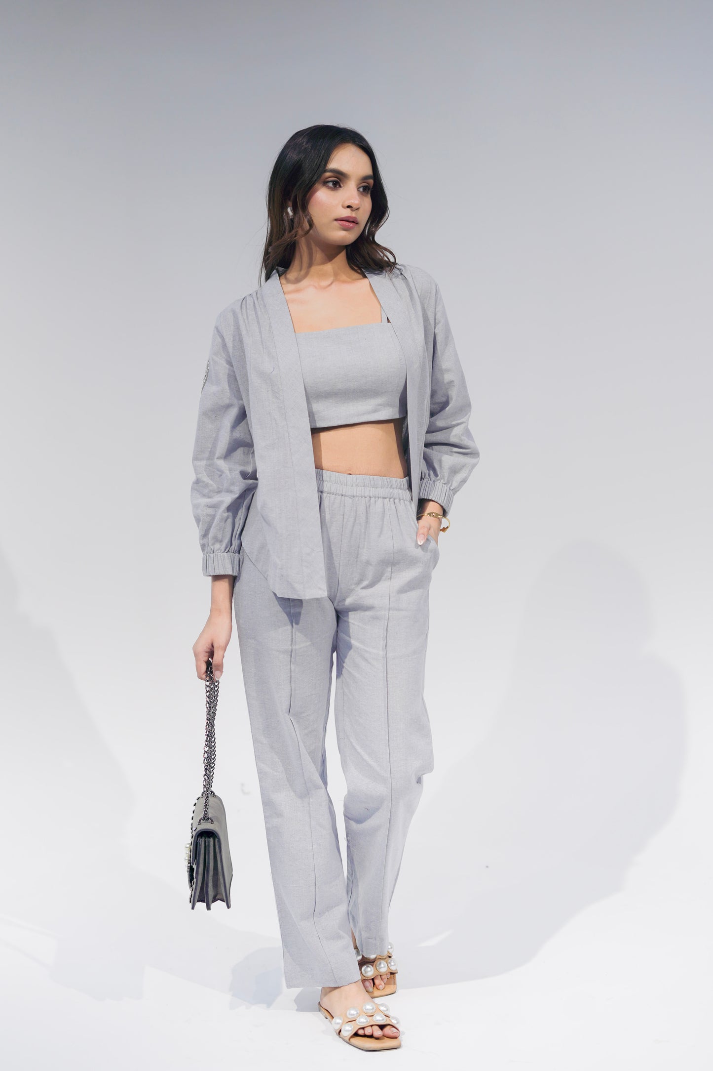 Straight Grey Pant