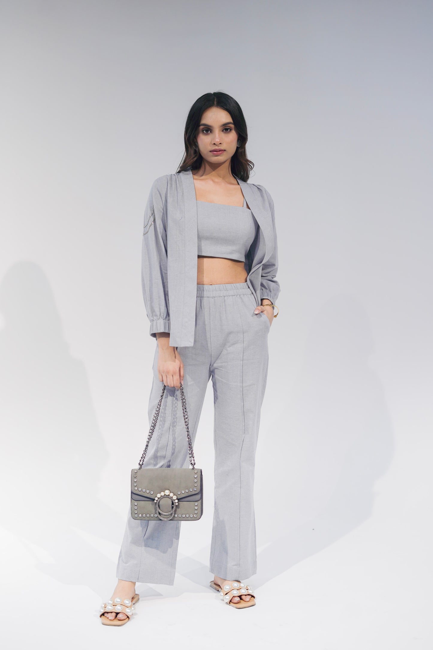 Straight Grey Pant