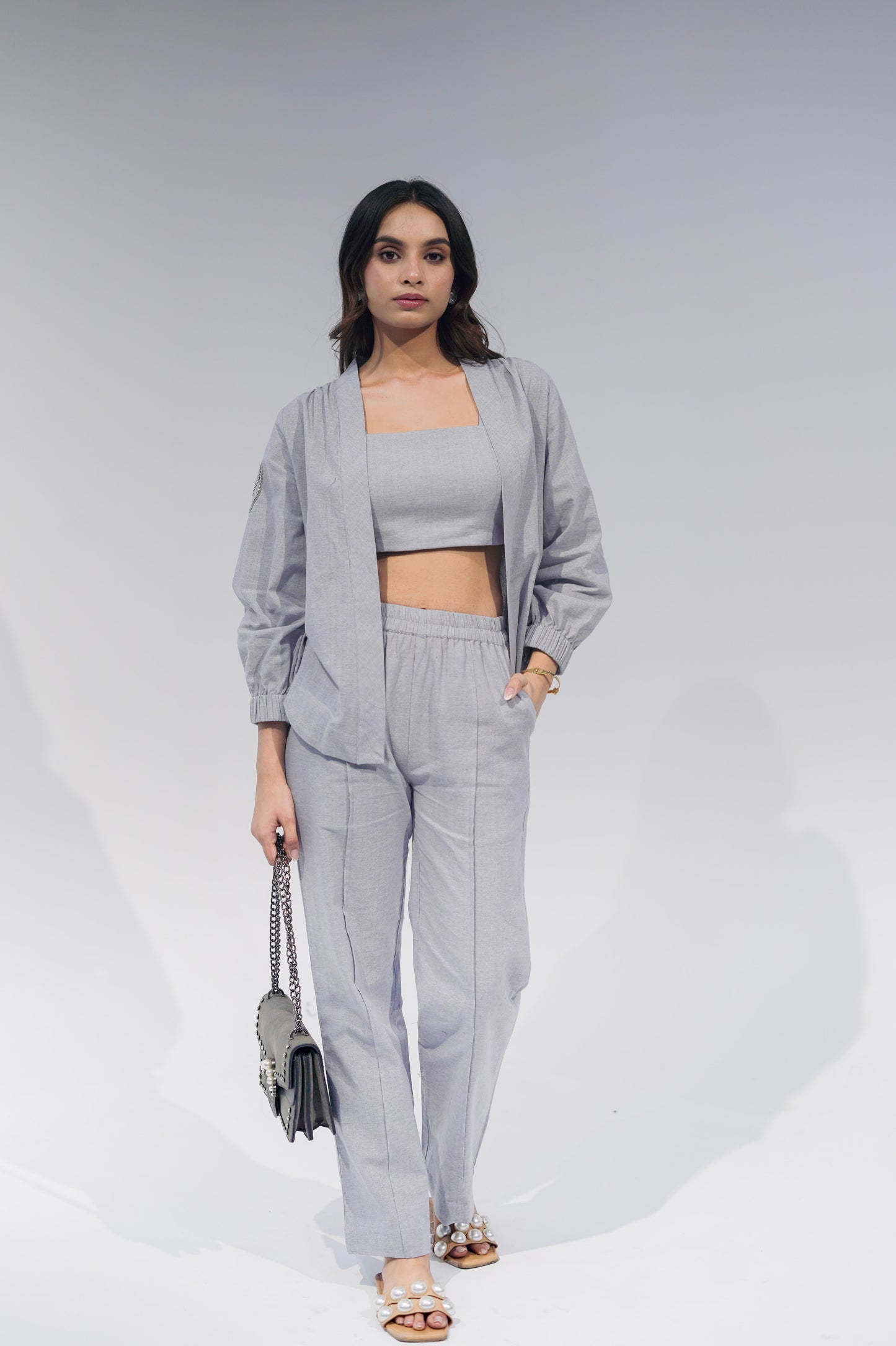 Straight Grey Pant