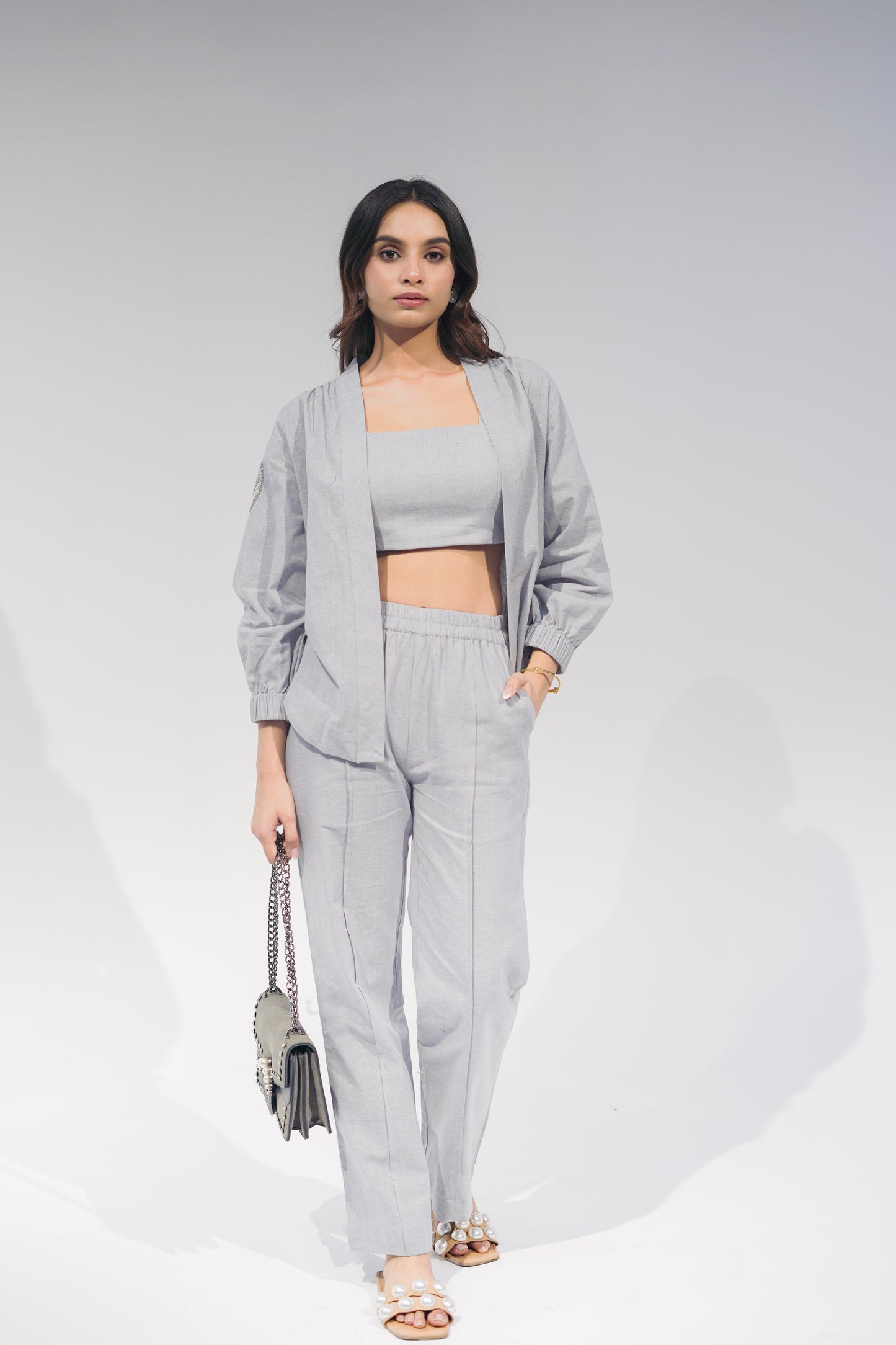 Straight Grey Pant