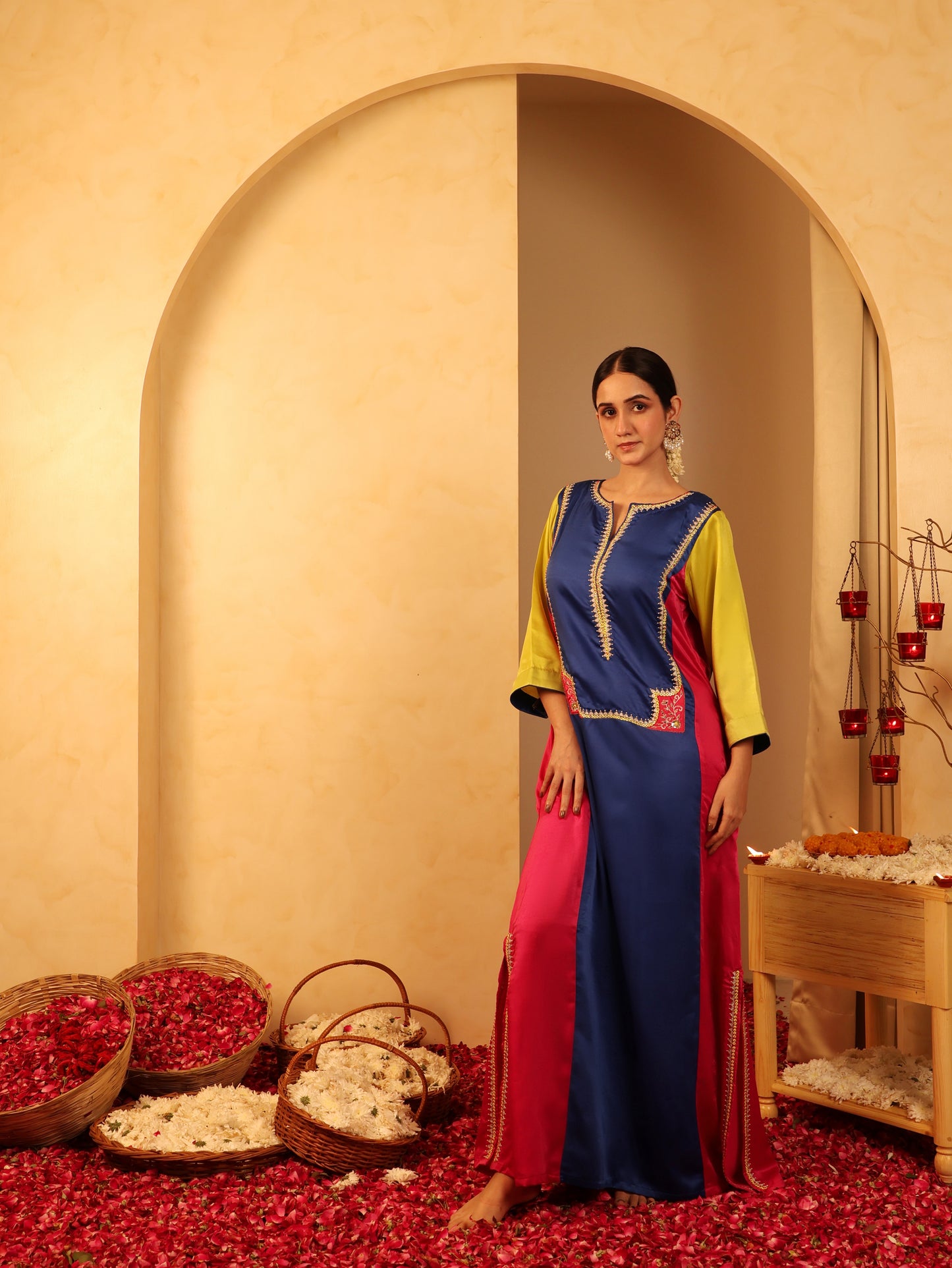 Rangrez Kaftan Dress