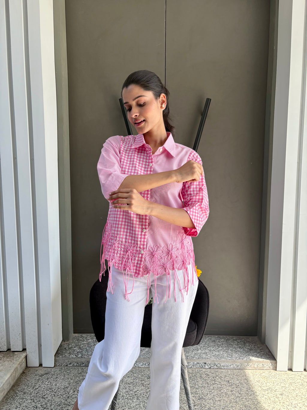 The Pink Flora Fun Shirt
