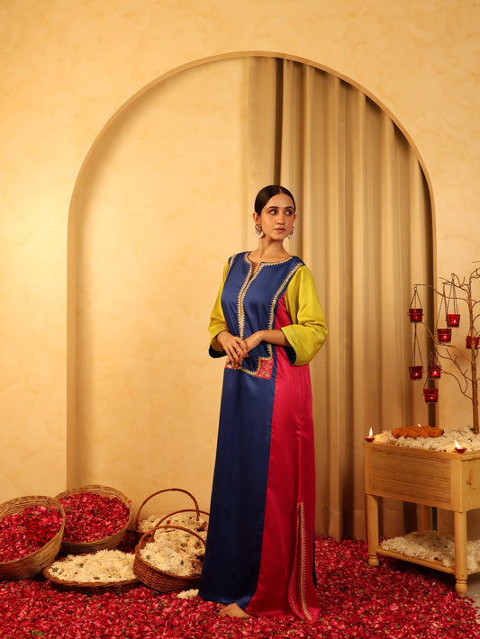 Rangrez Kaftan Dress