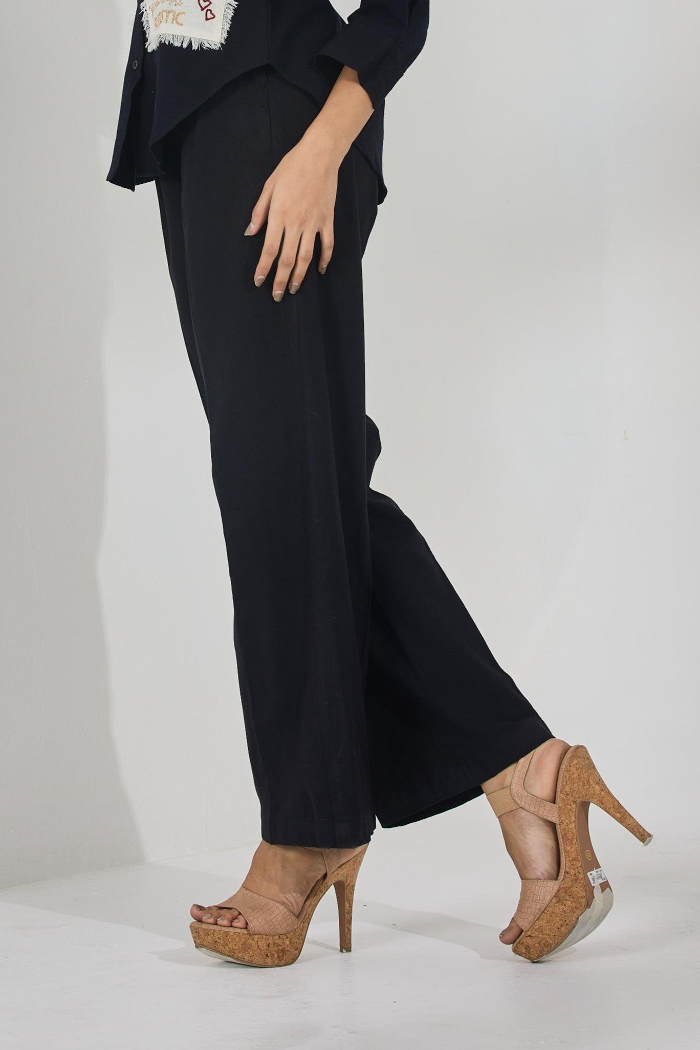 Black Straight Pant