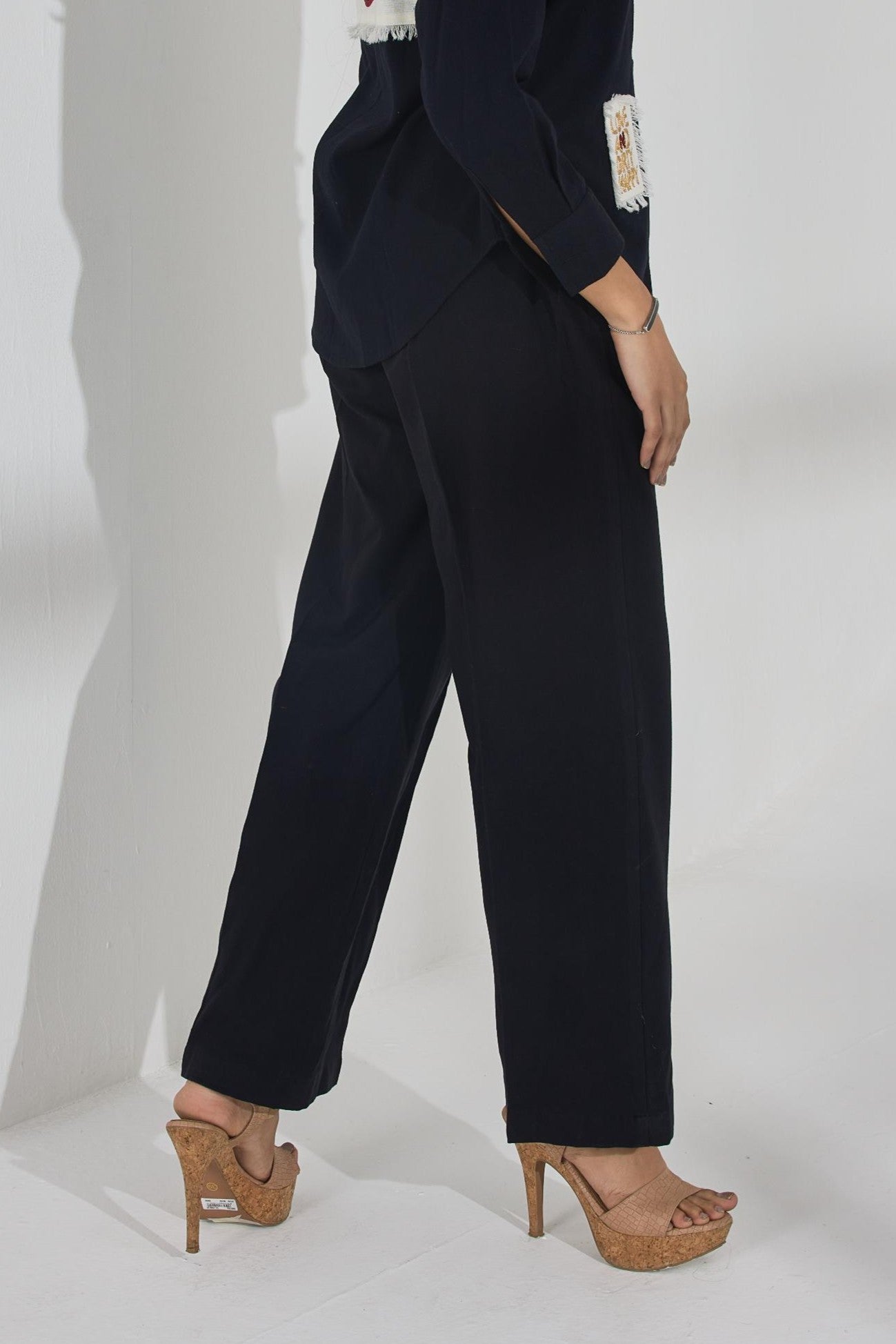 Black Straight Pant