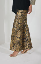 Black Brocade Pants