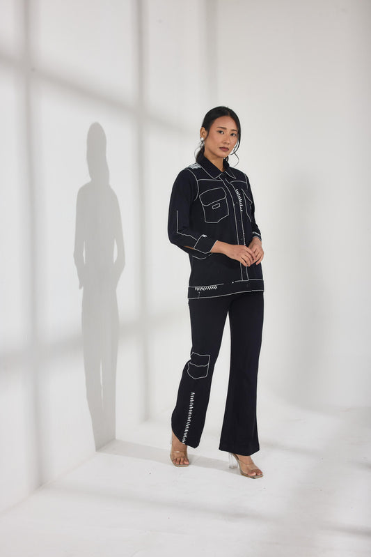 Aaraka Black Shirt