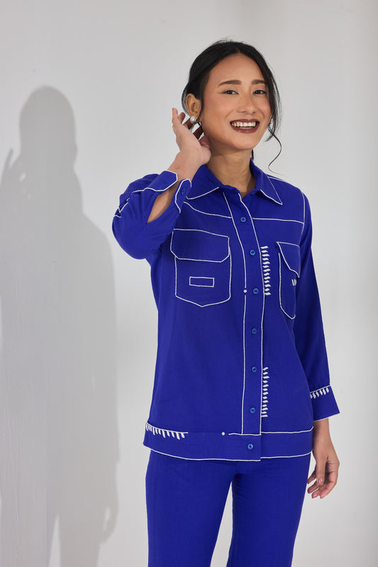 Aarka Blue Shirt