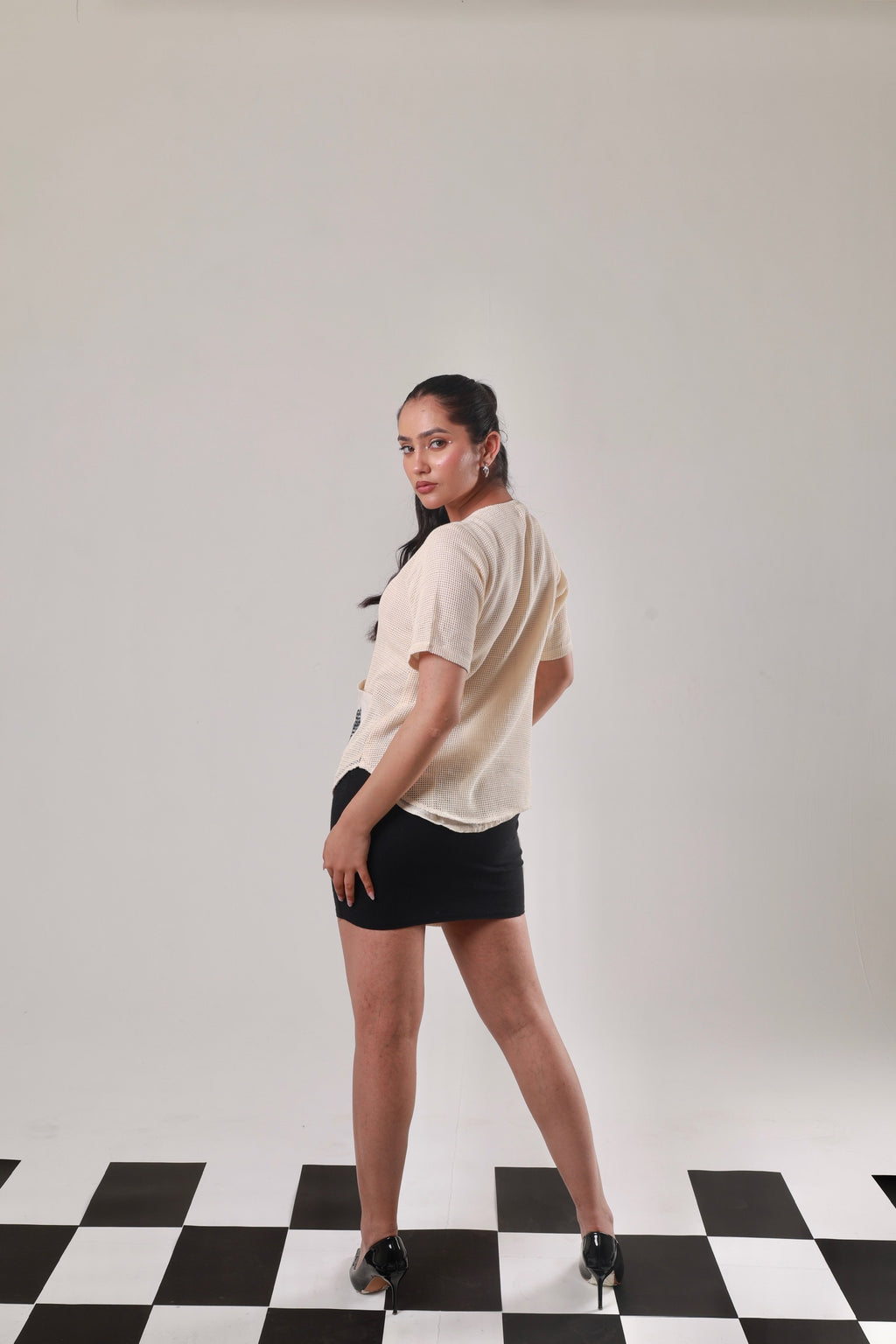 The Panda Mesh Top