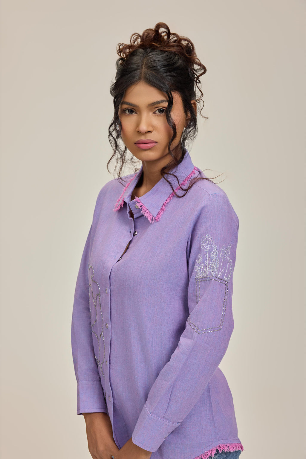 Lavender Flower Power Shirt