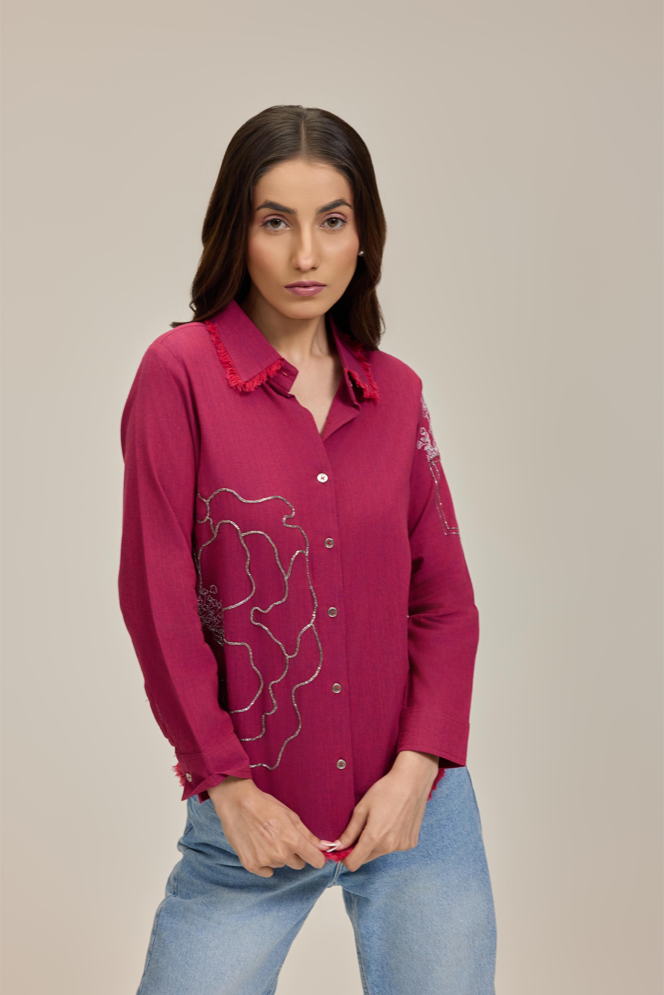 Pink Flower Power Shirt
