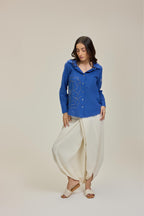 Royal Blue Flower Power Shirt