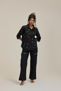 Black Doodle Shirt