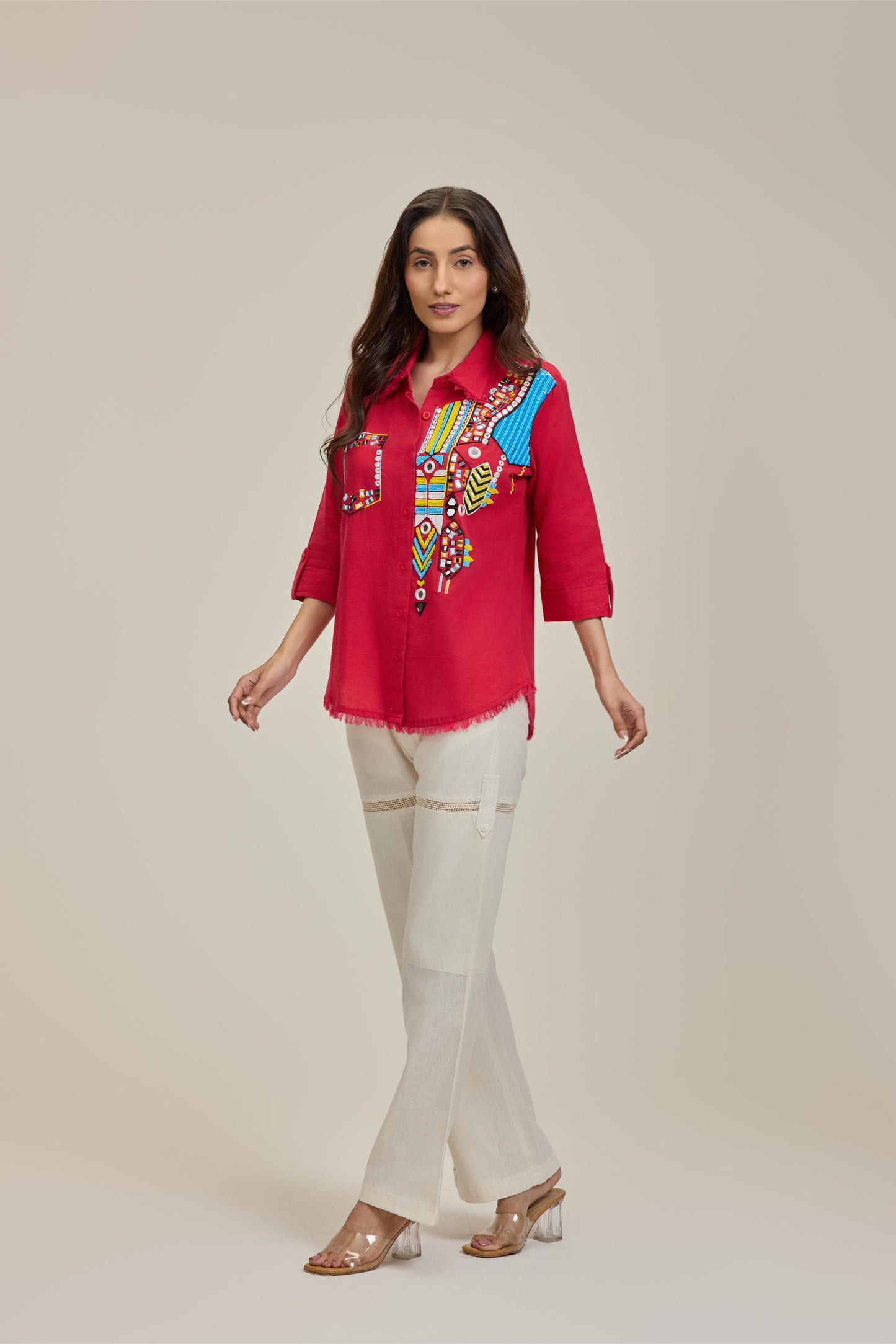Red Aaina Shirt