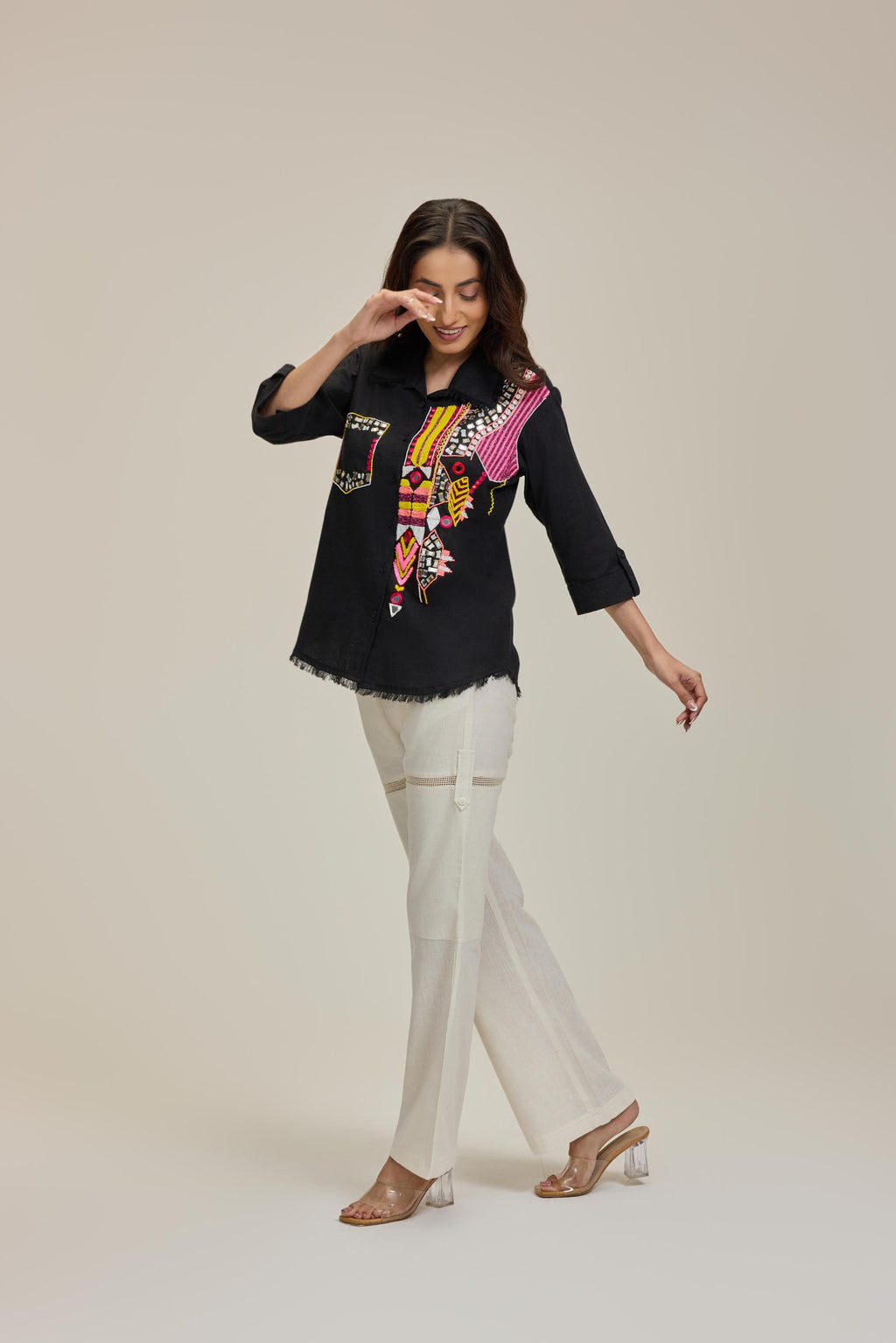 Black Aaina Shirt