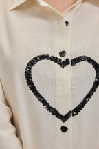Ciara Black Heart Shirt