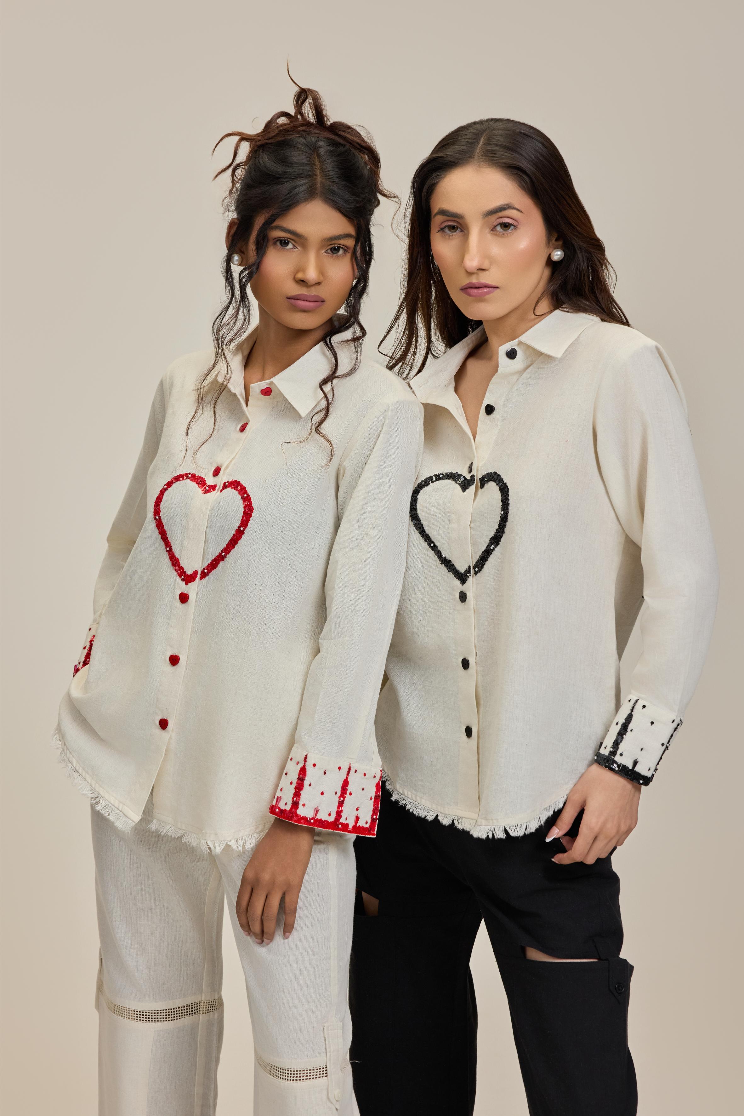 Ciara Black Heart Shirt