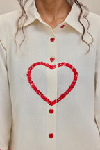 Ciara Red Heart Shirt
