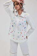 Ivory Doodle Shirt