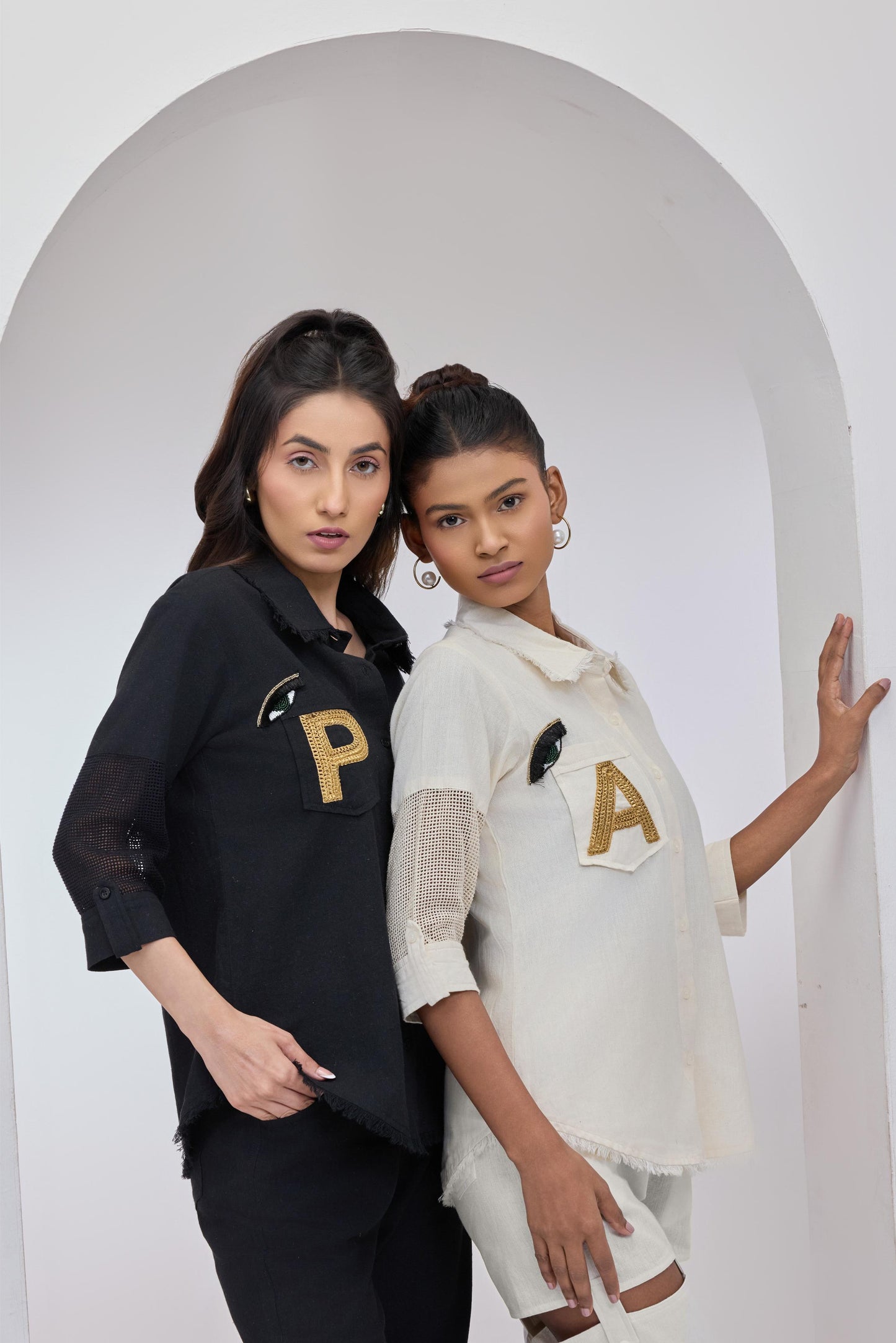 Black Initial Shirt