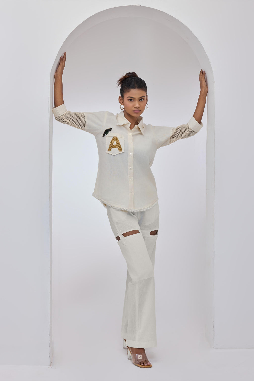 Ivory Initial Shirt